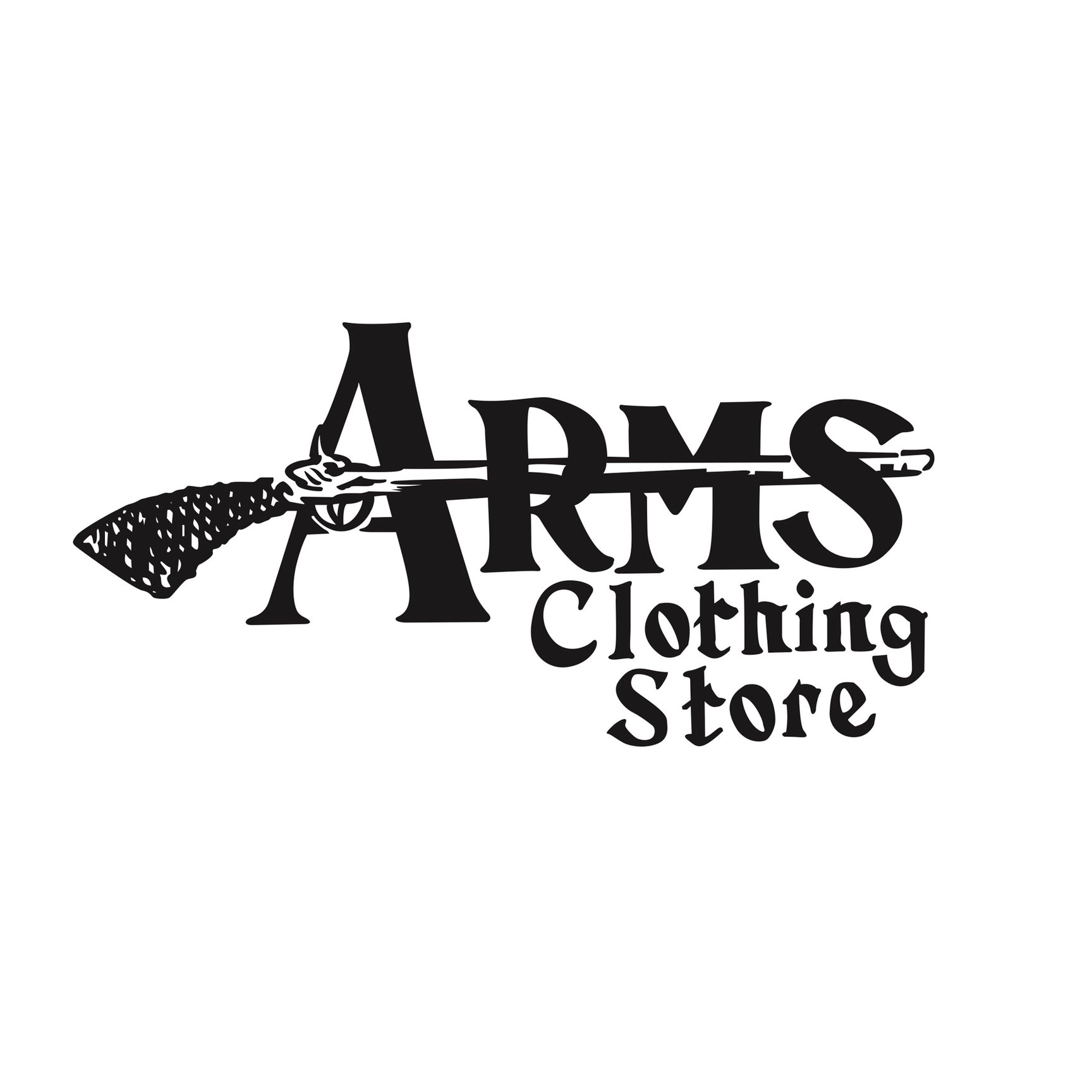 古着屋「ARMS CLOTHING STORE」のロゴ