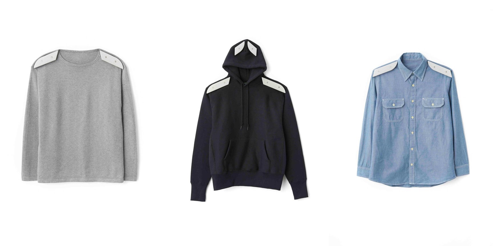 商品撮影用磁石式ハンガーの使用例