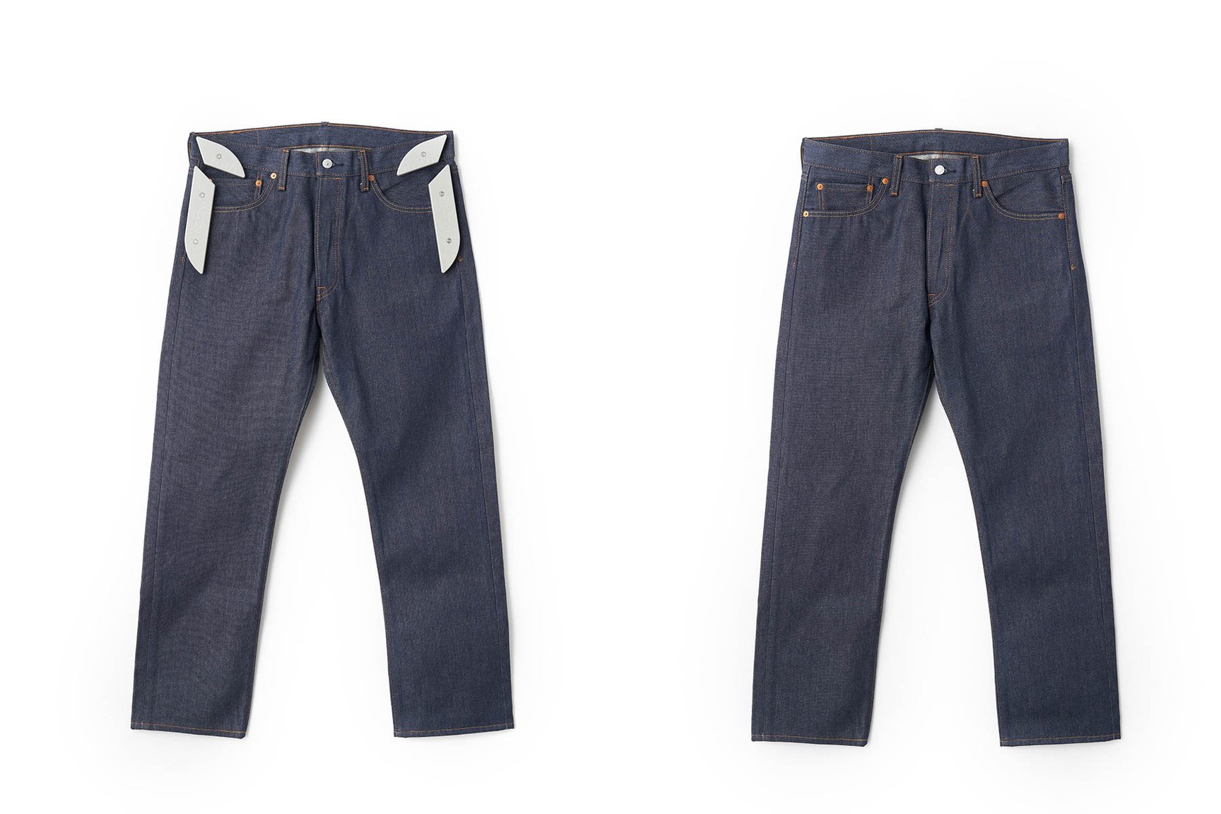 商品撮影用磁石式ハンガーの使用例