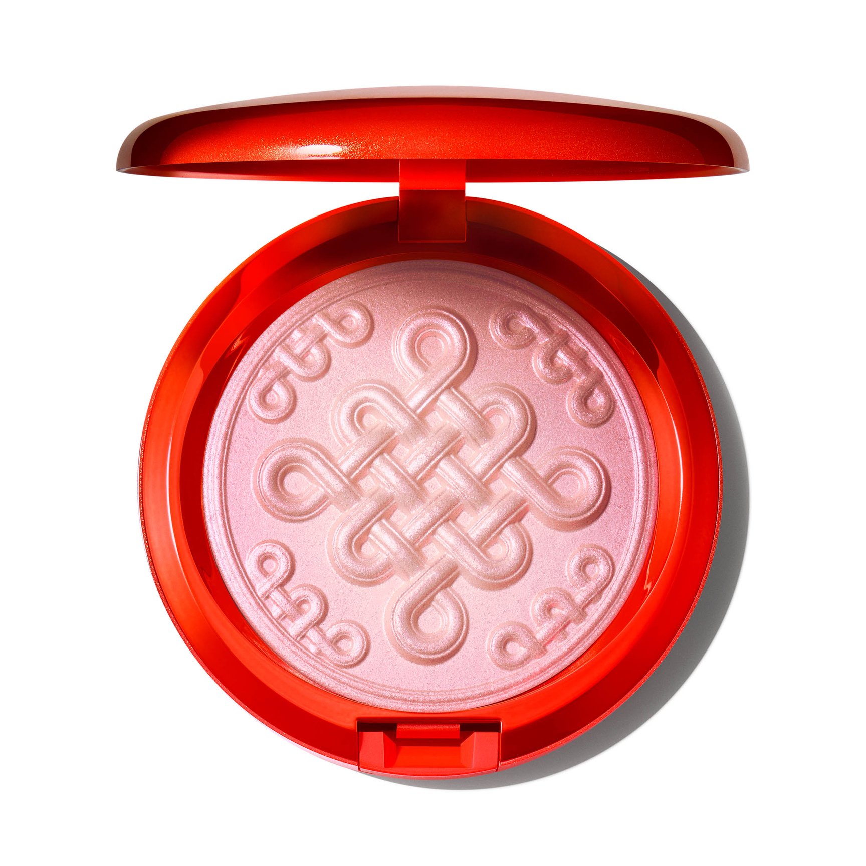 赤いパッケージのフェイスパウダー