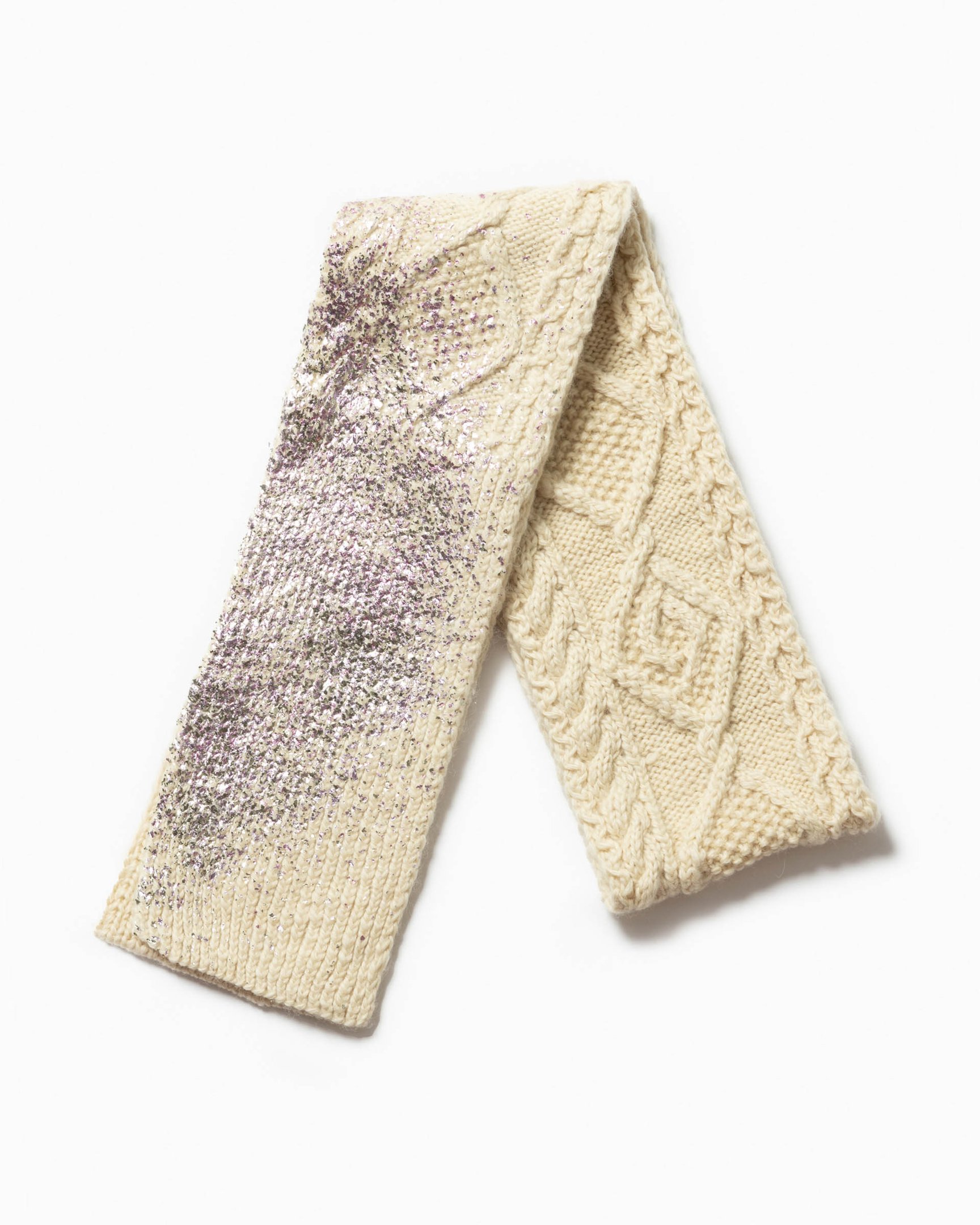 箔付きのマフラー