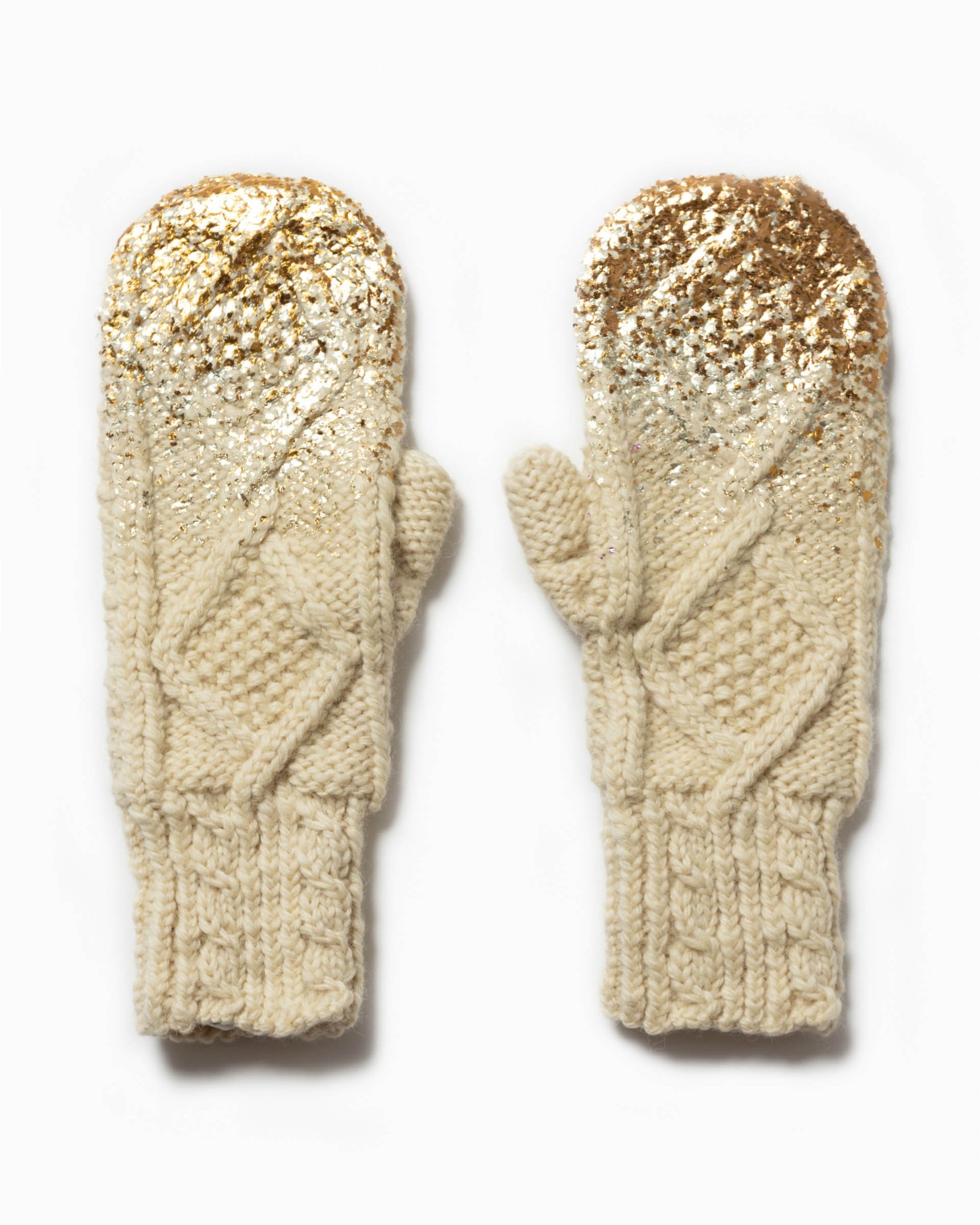 箔付きのマフラー