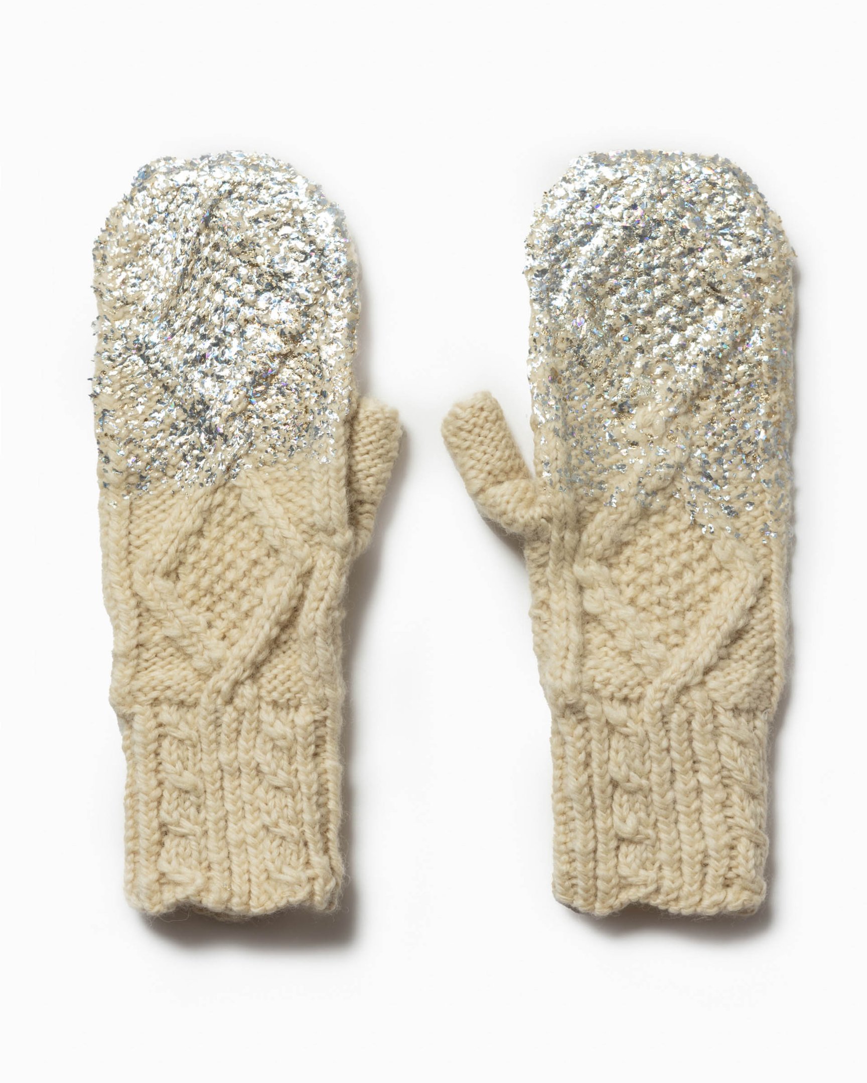 箔付きのマフラー