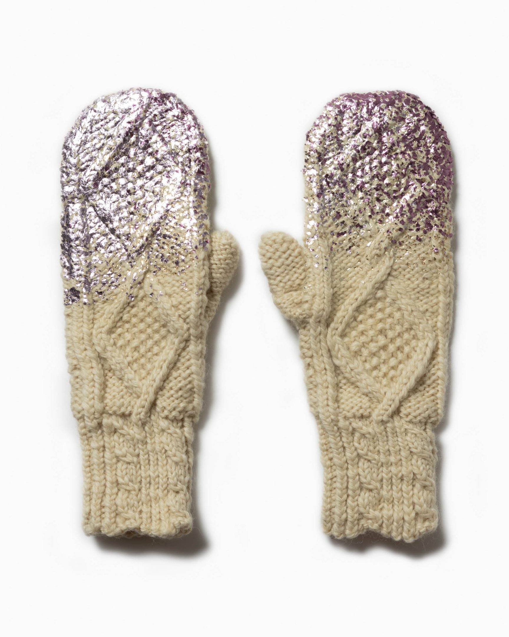 箔付きのマフラー