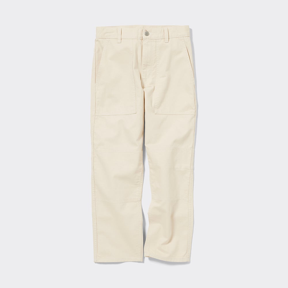 白いデニムパンツ