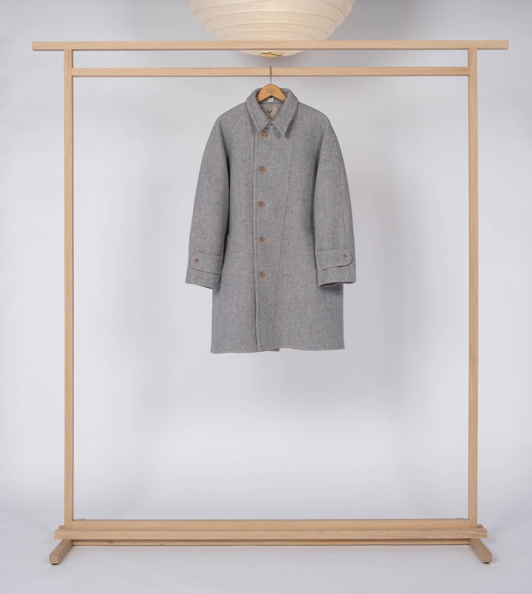 グレーのコート