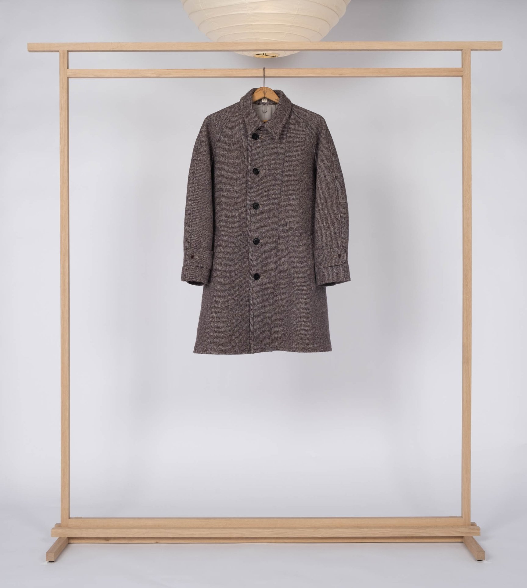 ブラウンのコート