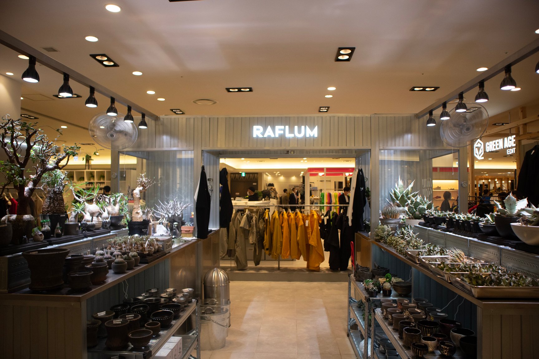 阪急うめだ本店8階の新売場「グリーンエイジ」内部