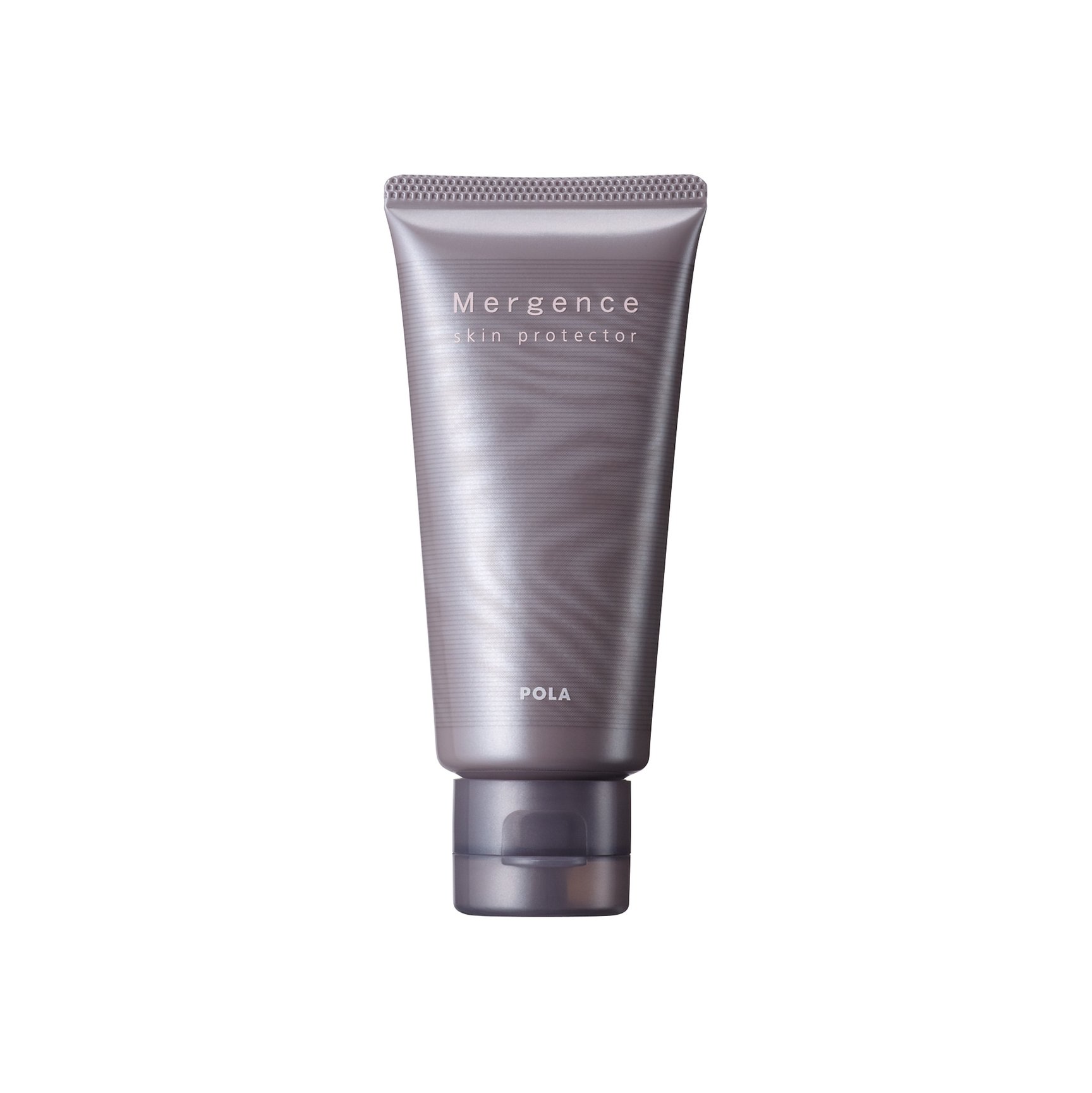 グレーのチューブに入ったメンズ用日焼け止め