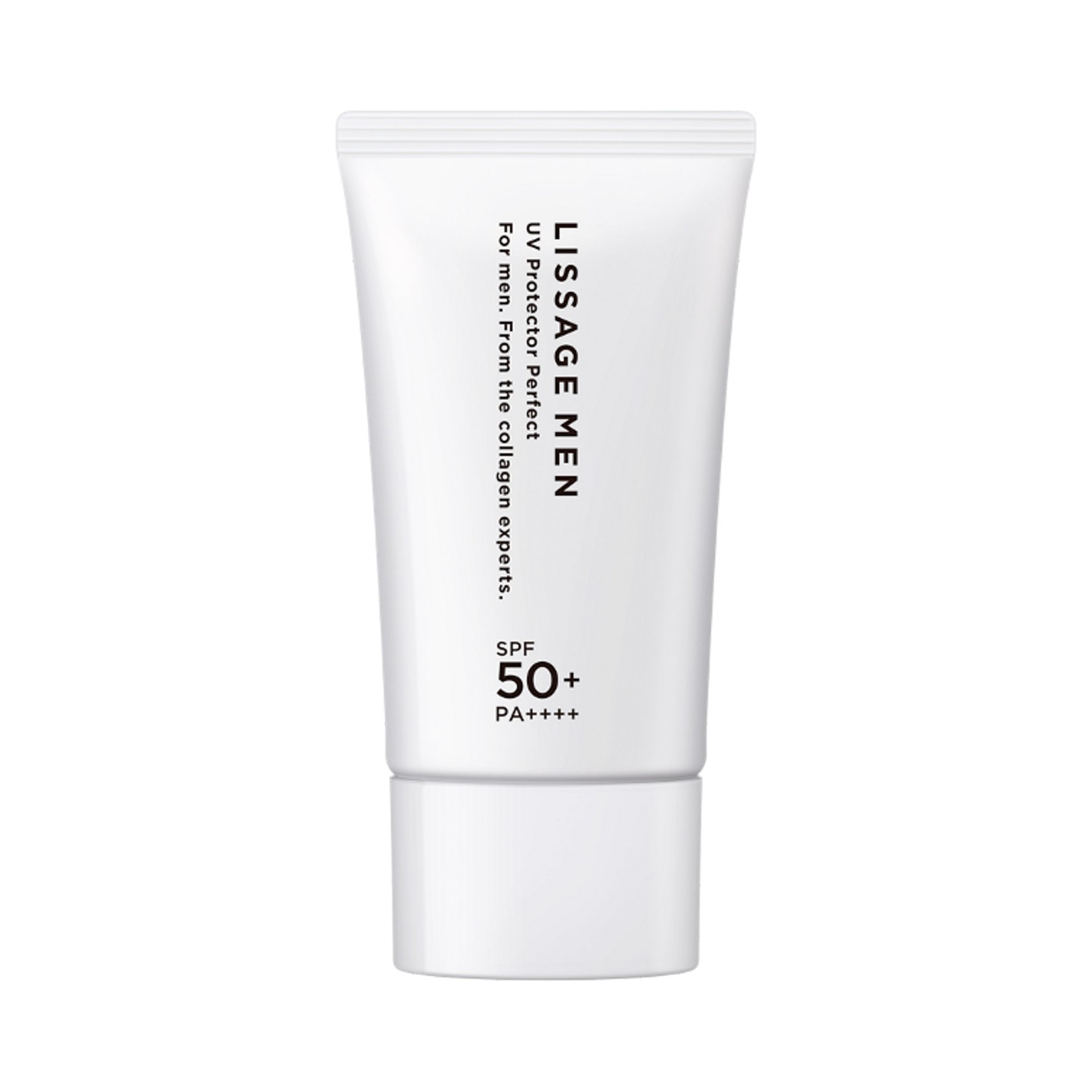 白い容器に入ったメンズ用日焼け止め