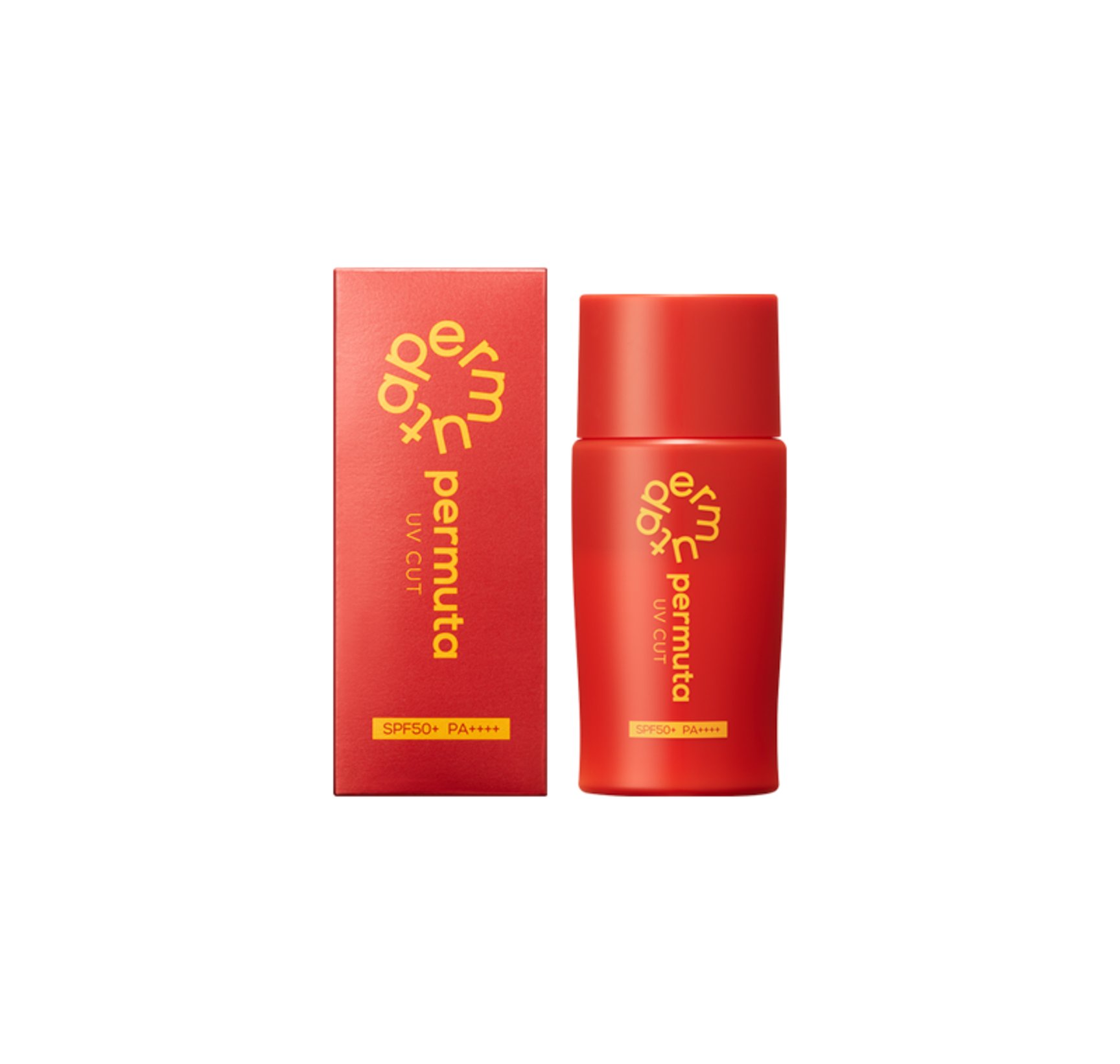 オレンジの容器に入ったメンズ向け日焼け止め