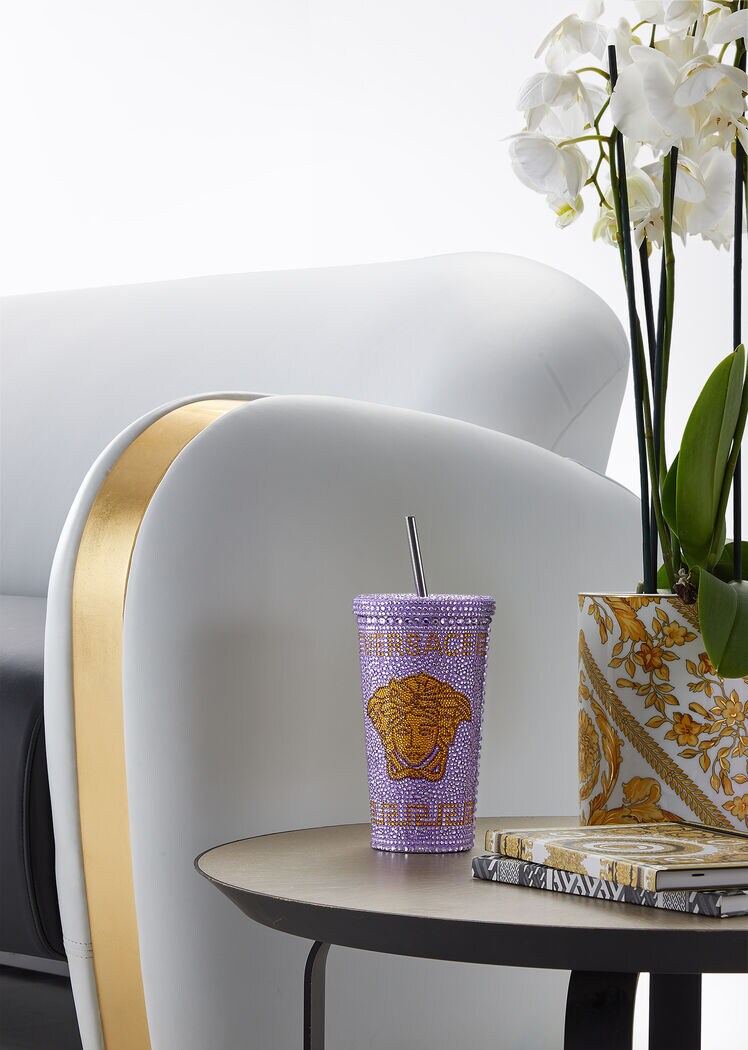 クリスタル メドゥーサ トラベル カップ（Φ10cm H21.5cm）12万8700円