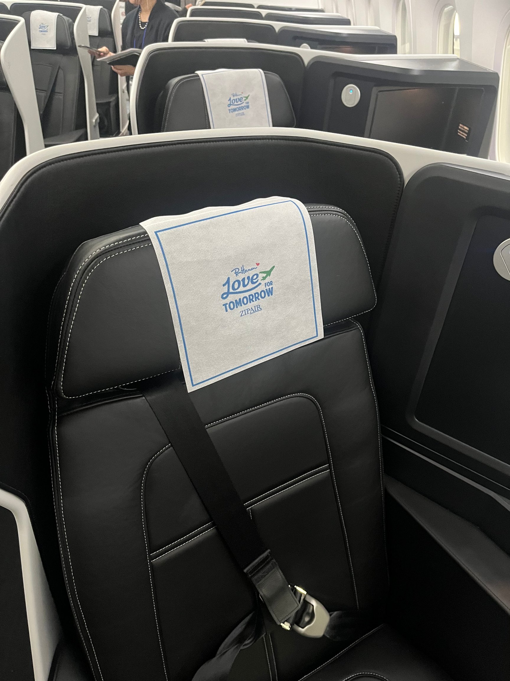 飛行機の座席