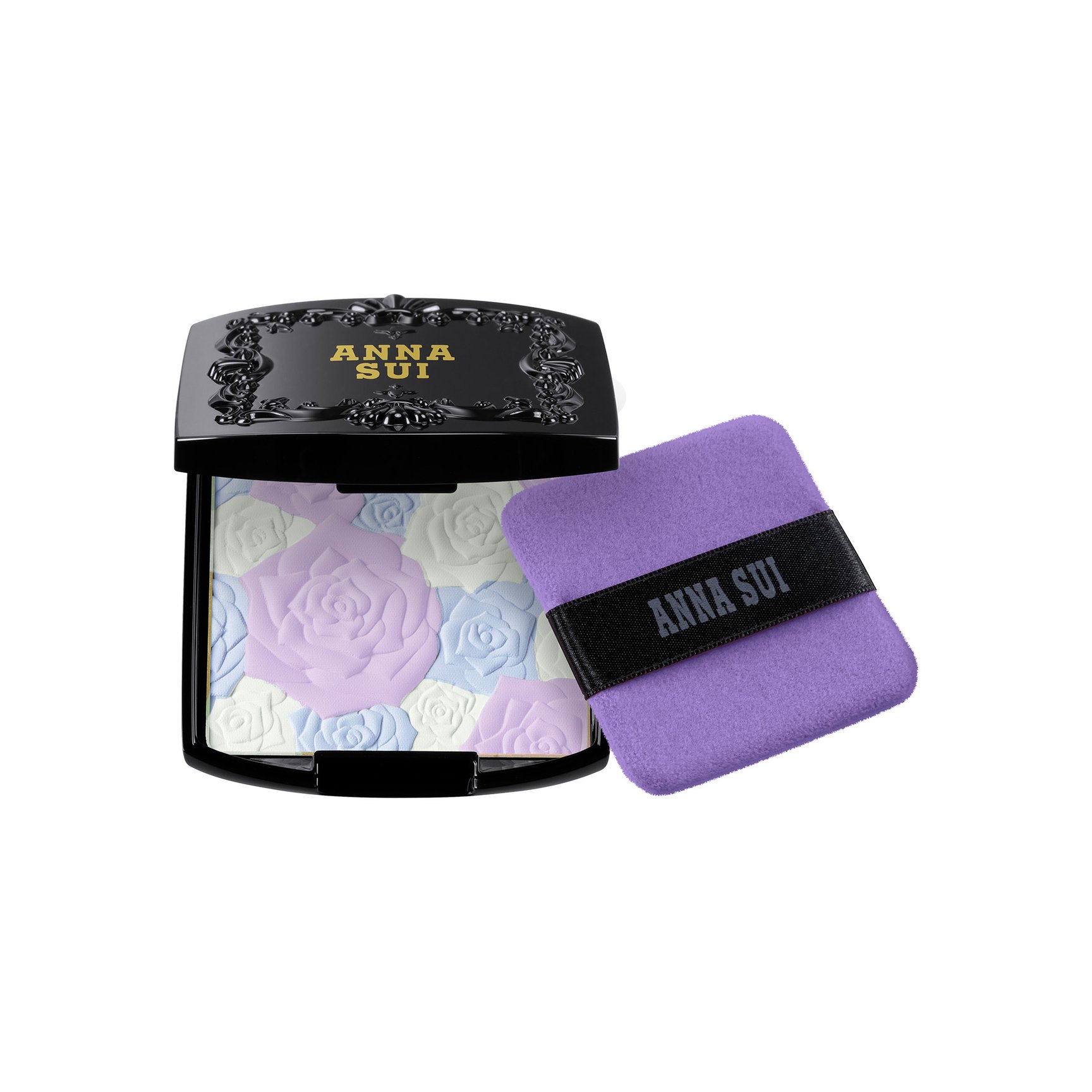 パープルカラーのプレスドパウダー