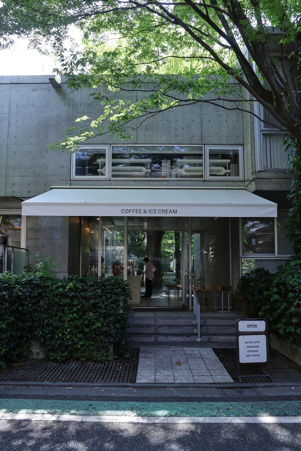 アイスクリーム店の外観