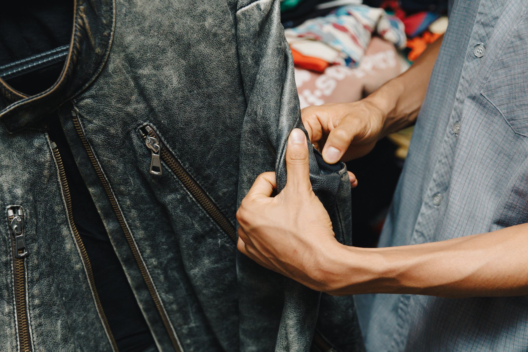 2002年秋冬コレクション ハの字ライダース