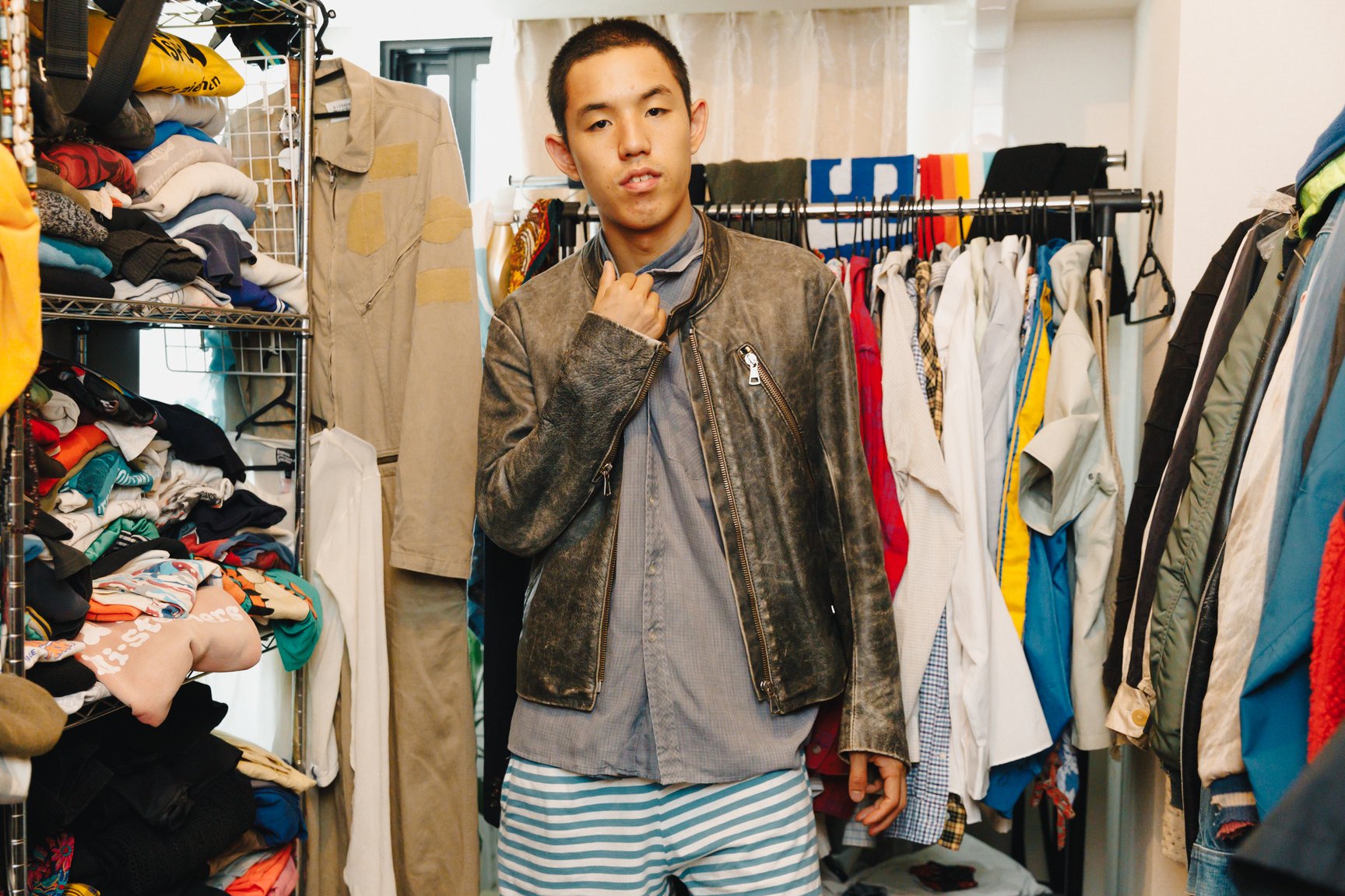 2002年秋冬コレクション ハの字ライダース