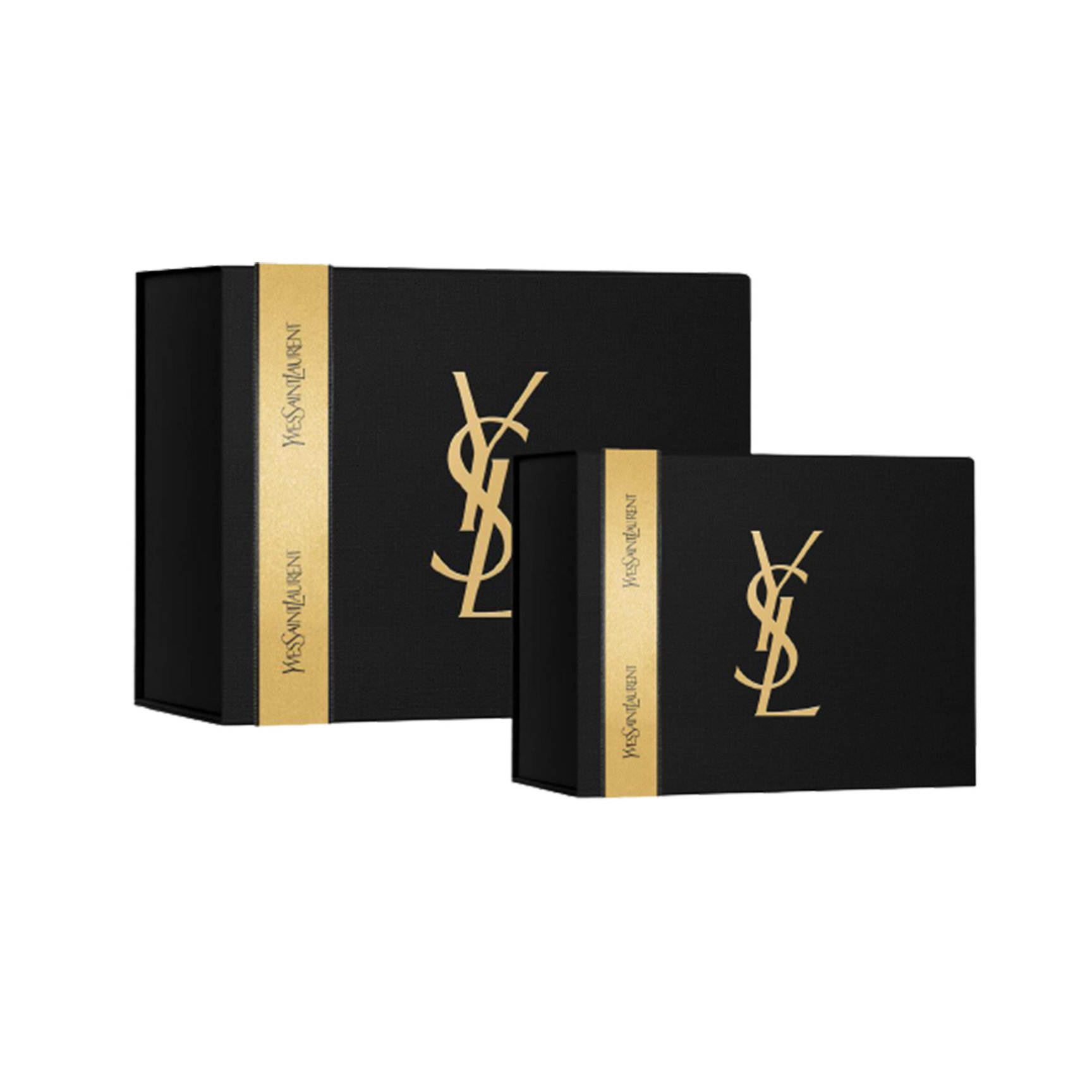 黒のボックスにゴールドのリボンをかけた写真