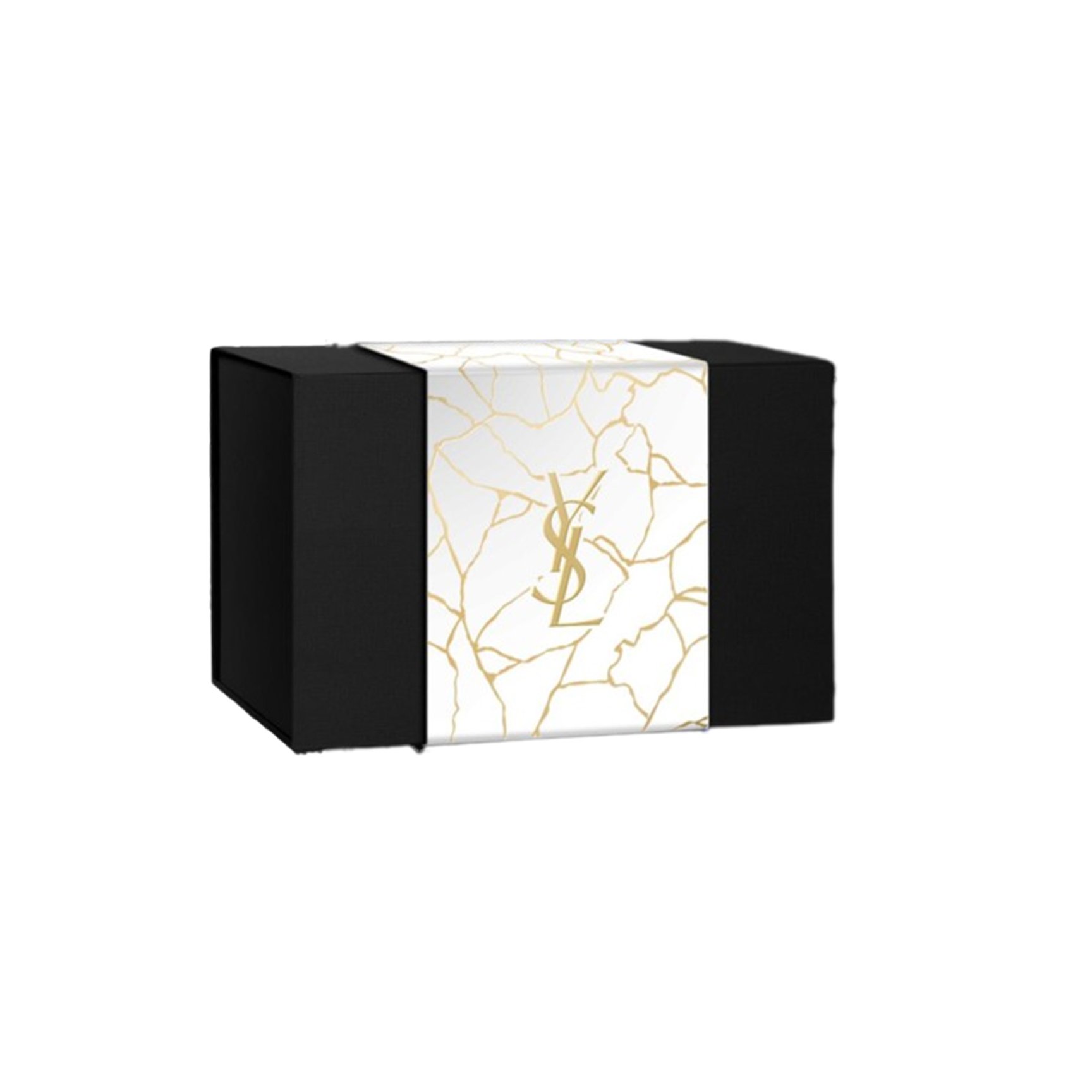 黒のボックスに白のスリーブをかけた写真