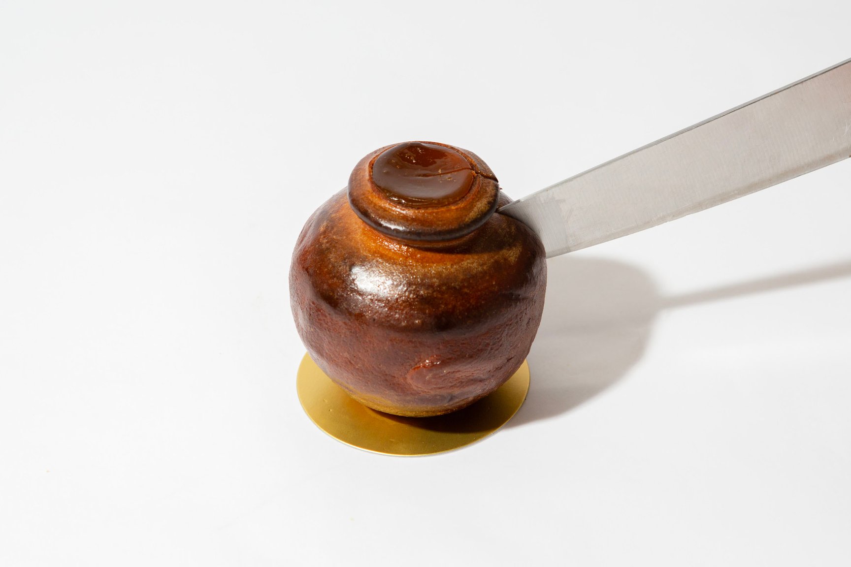 壺型のバウムクーヘン