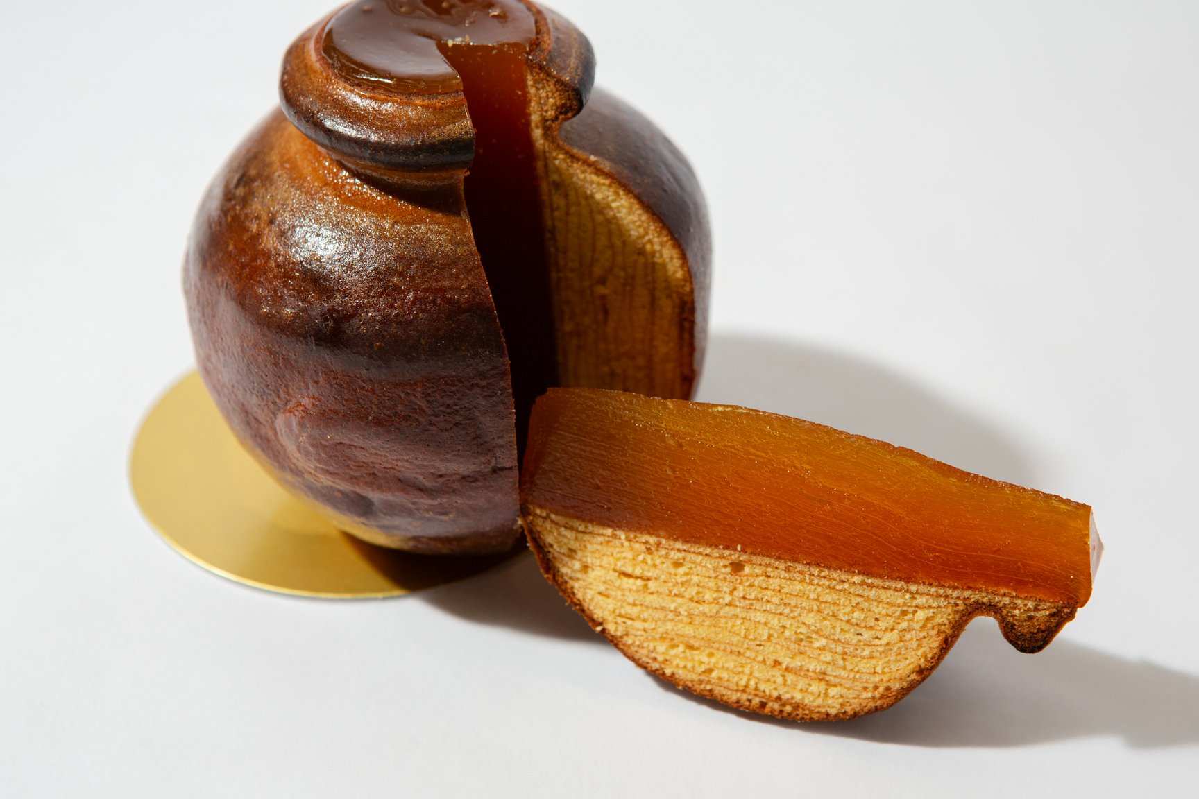 壺型のバウムクーヘン