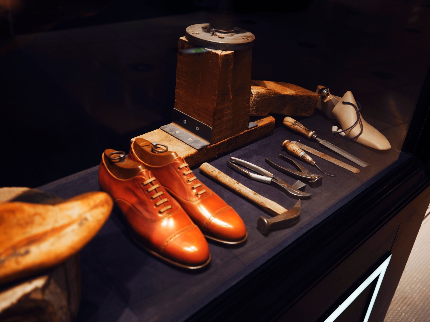 革靴のサンプル