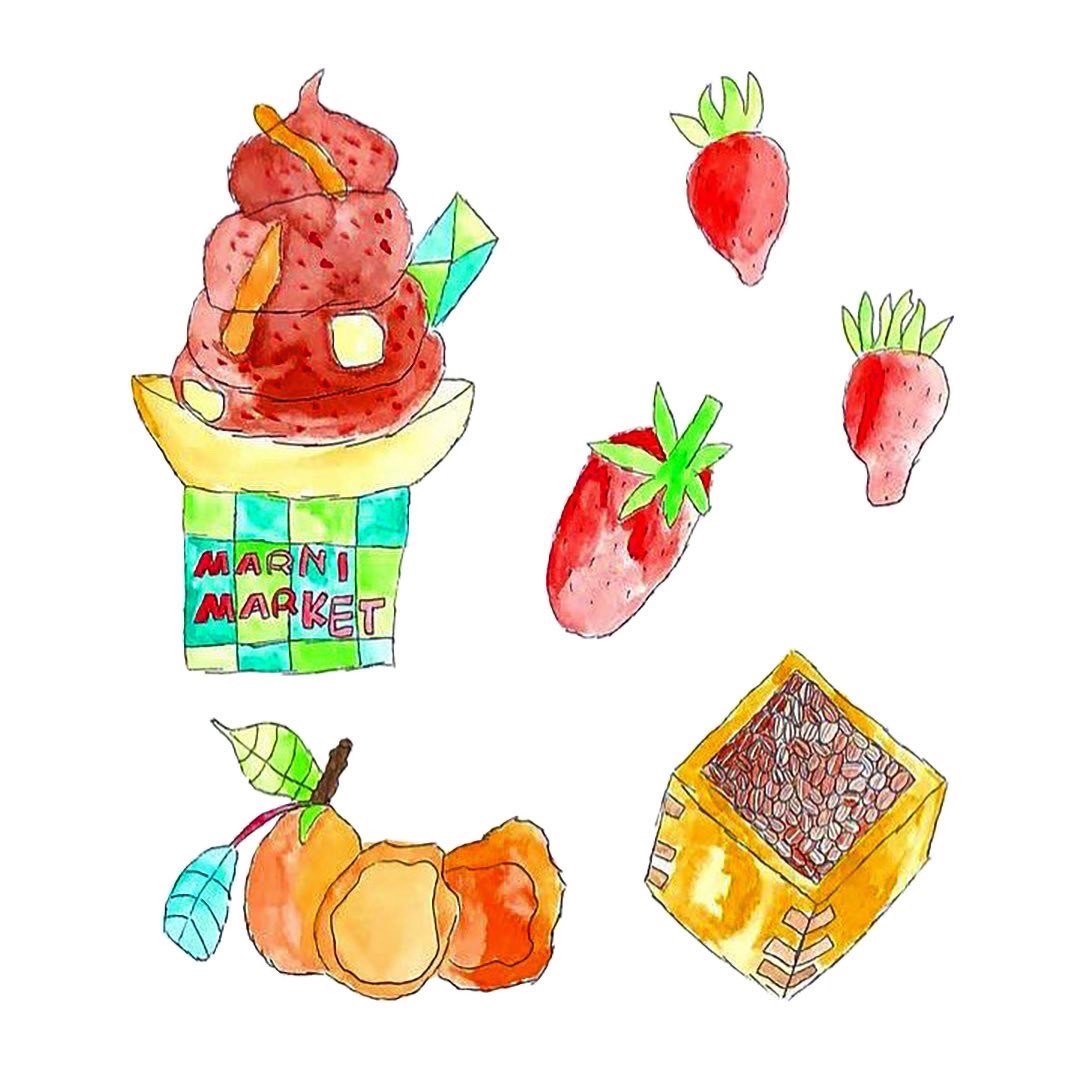 ソフトクリームのイラスト