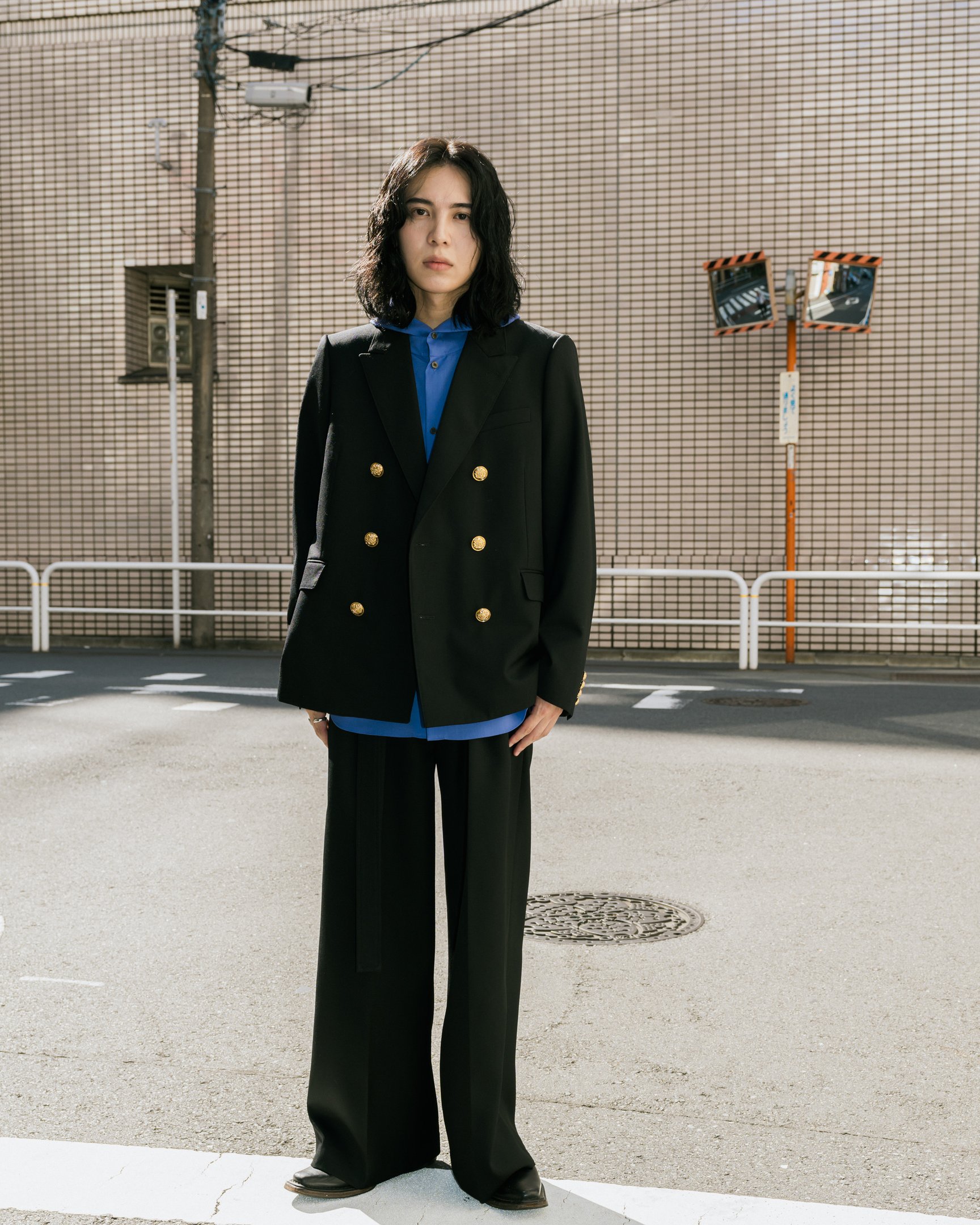 ビューティフルピープルのジャケット(男性着用)