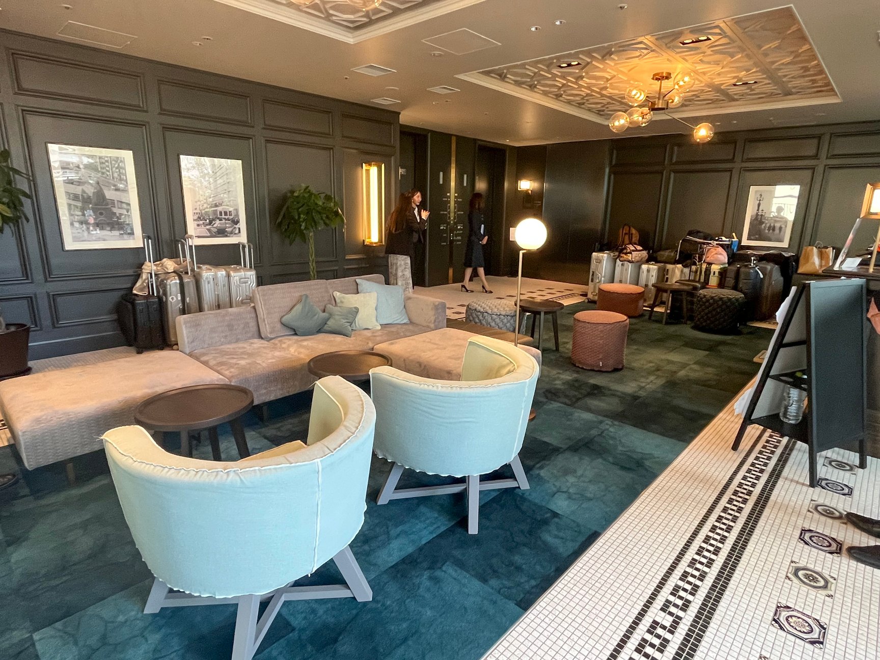 グランベルホテルの内観