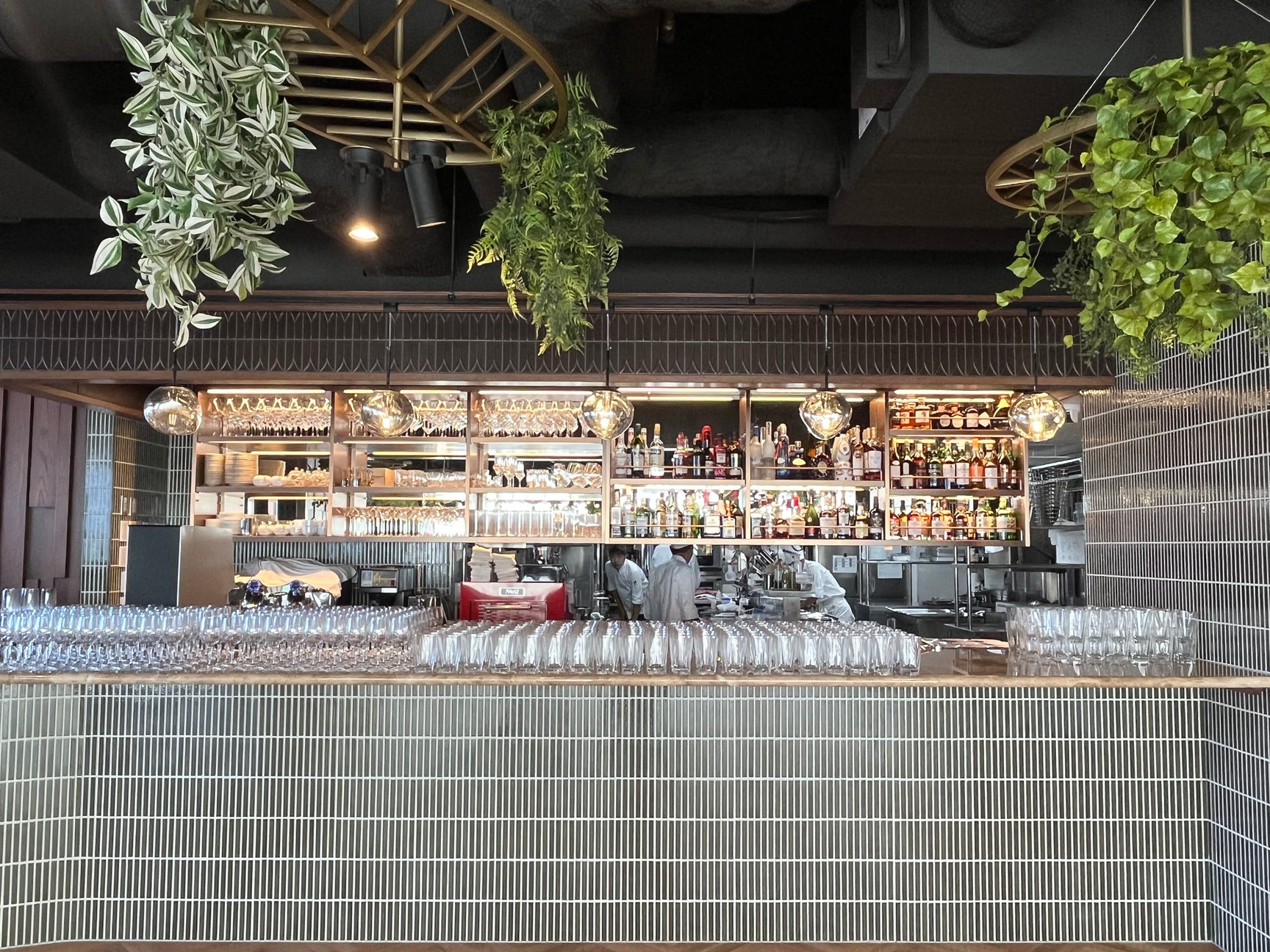 ステーキハウスの内観