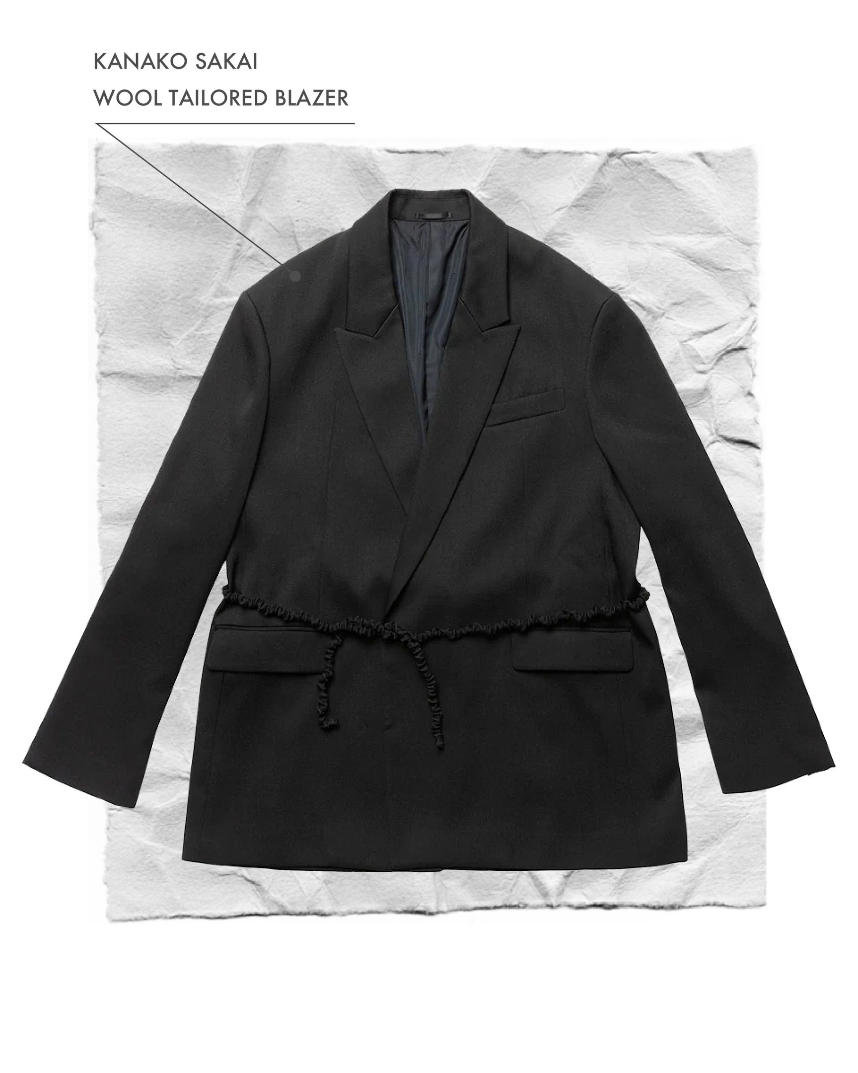カナコサカイのテーラードジャケット