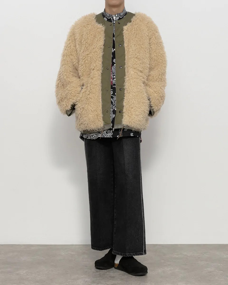 ジェーンスミスのファーリバーシブルジャケット