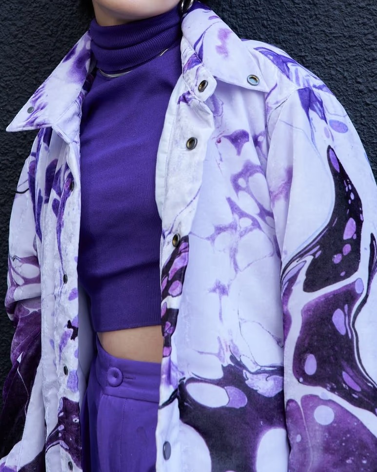 オーバーコートのジャケット