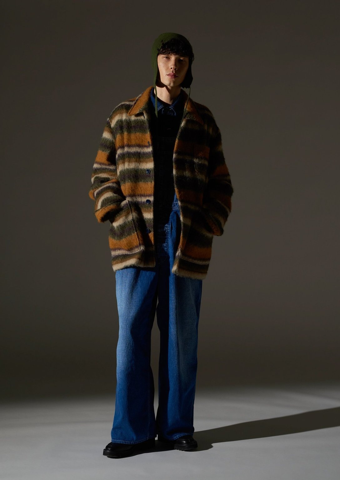 アンスクリアのボーダージャケット