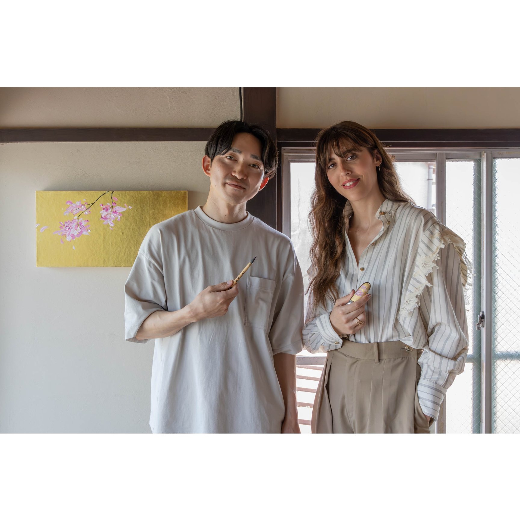 ゲランの限定リップコレクションを手掛けた芸術家とメイクアップ部門ディレクター