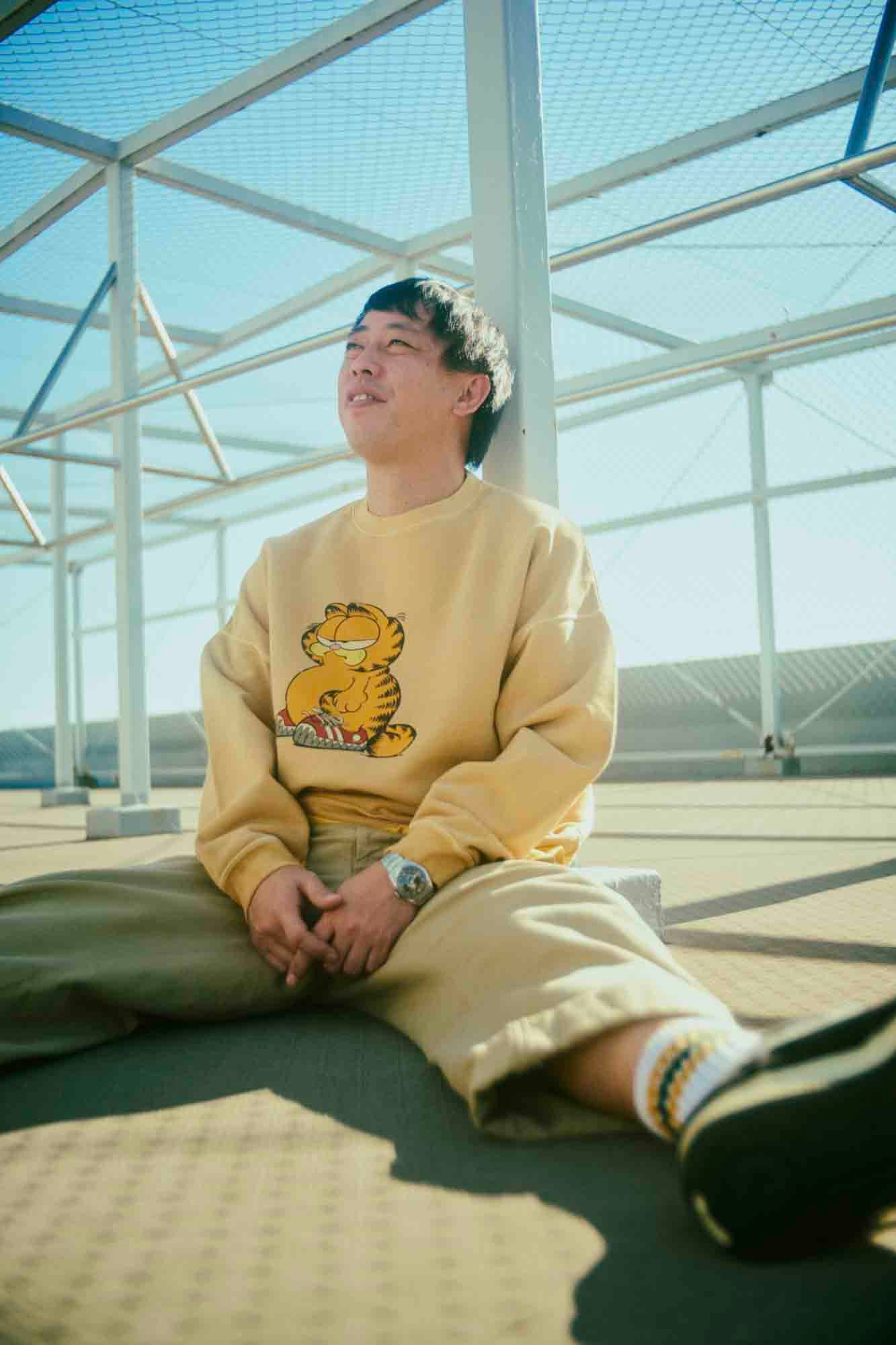 森田を起用したルック