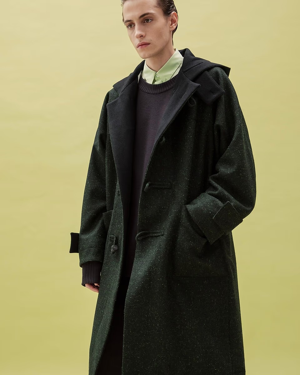 オーバーコートのダッフルコート