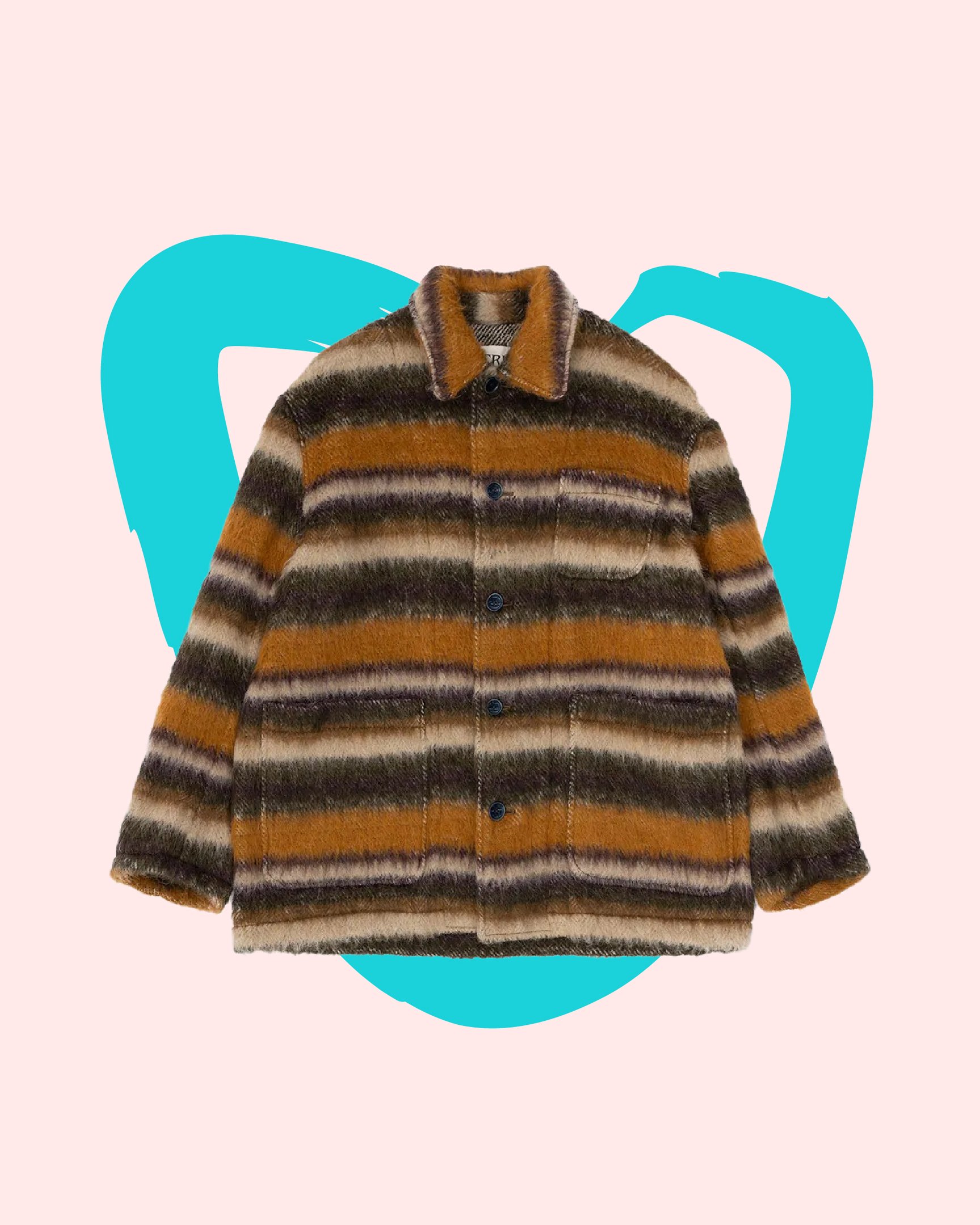 アンスクリアのボーダージャケット