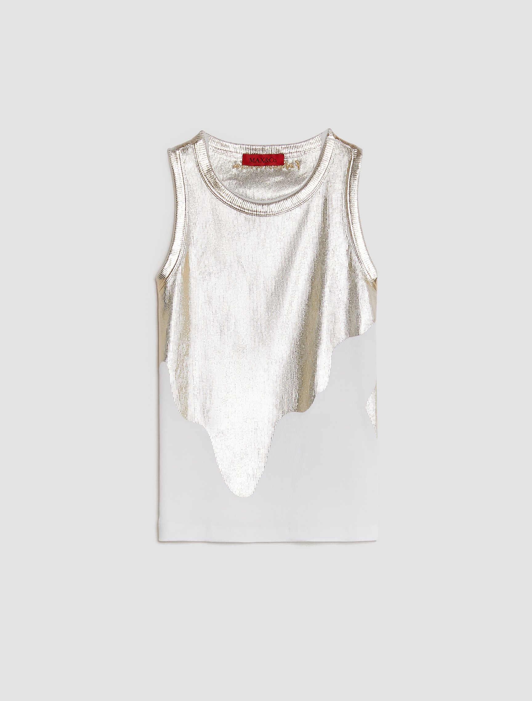 「ゴールドフォール」ゴールドプリント タンクトップ 2万2000円 ※3月下旬発売予定