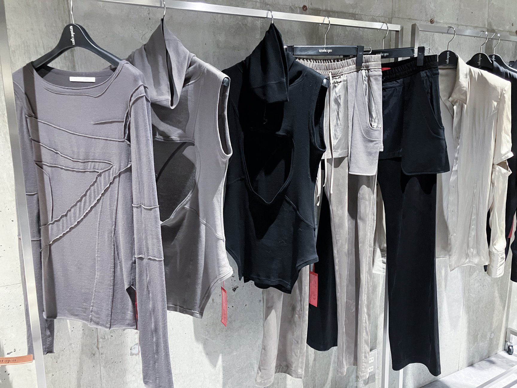 ムッシャンの2024年秋冬コレクション展示会の様子