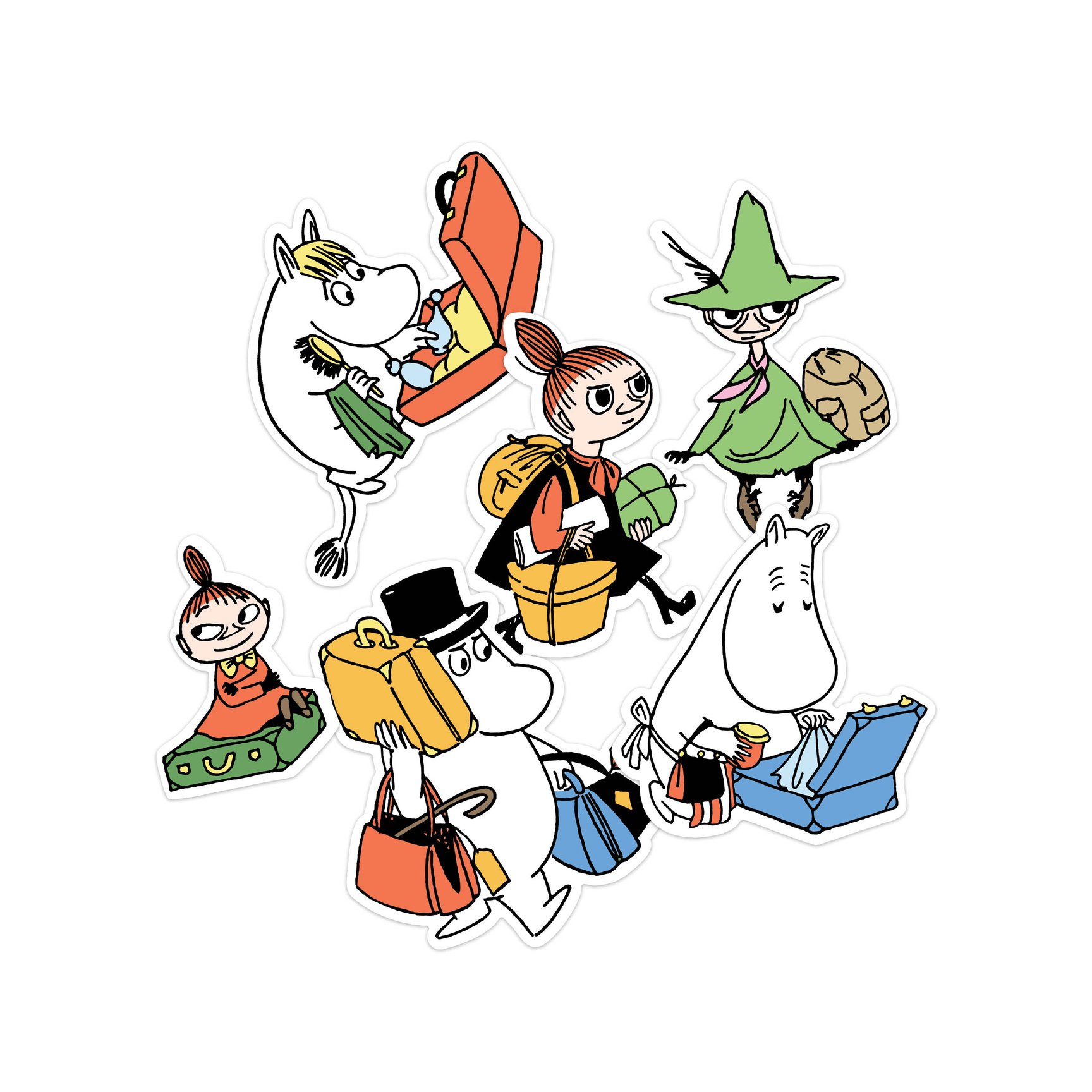 RIMOWA &amp; MOOMIN Sticker Set 各6600円 ※世界先行発売アイテム