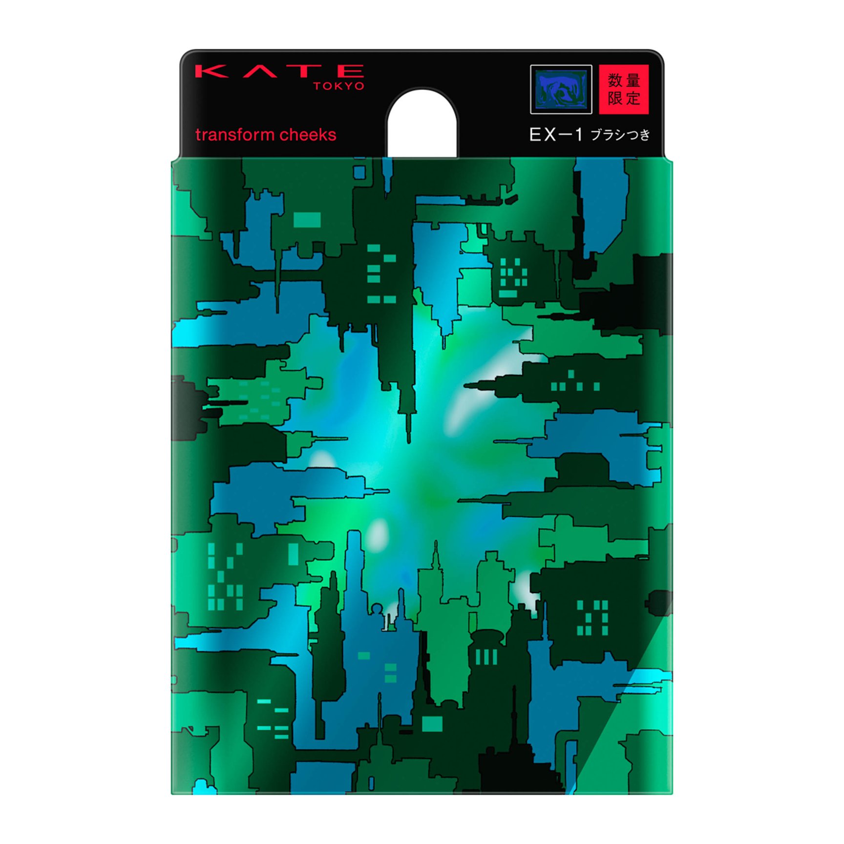 ケイトの限定コレクション「トーキョー未来散歩」のチーク