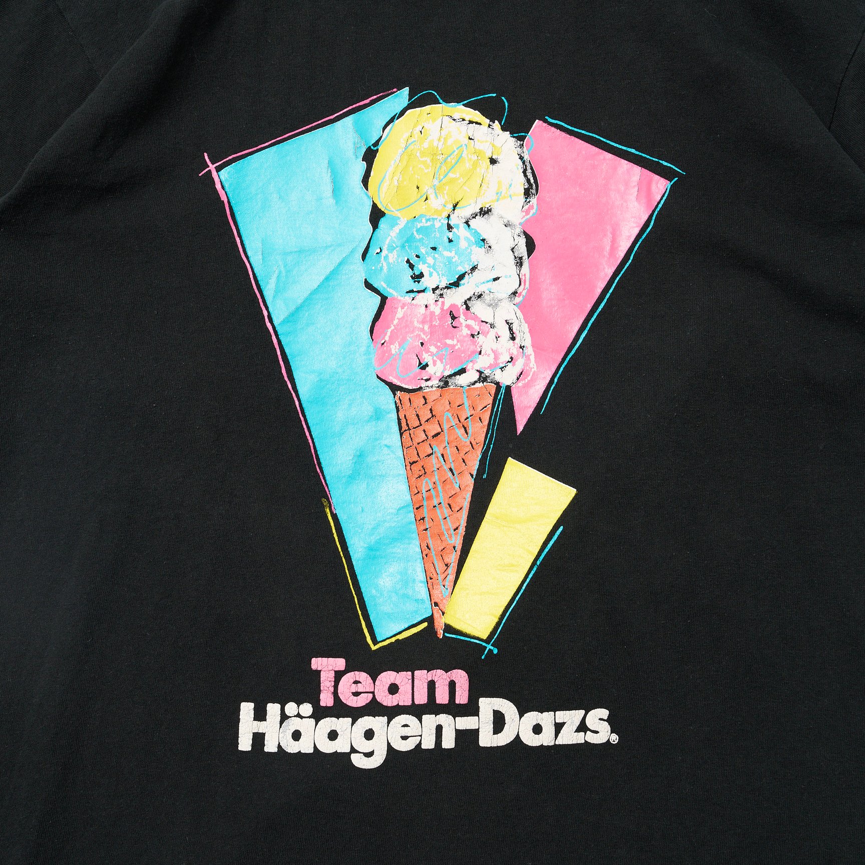 ハーゲンダッツのTシャツのプリント