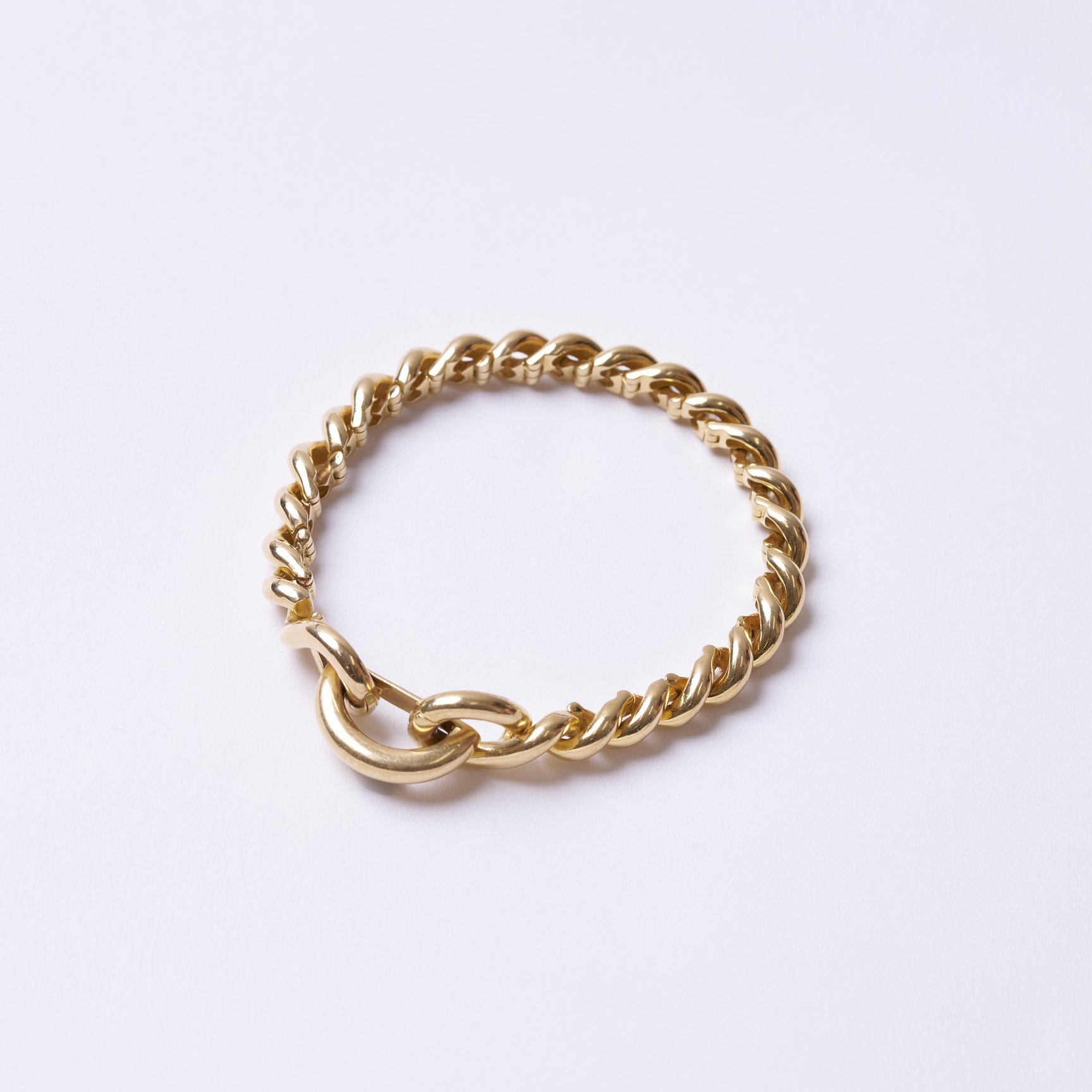 エルメス トルサード ゴールドブレスレット