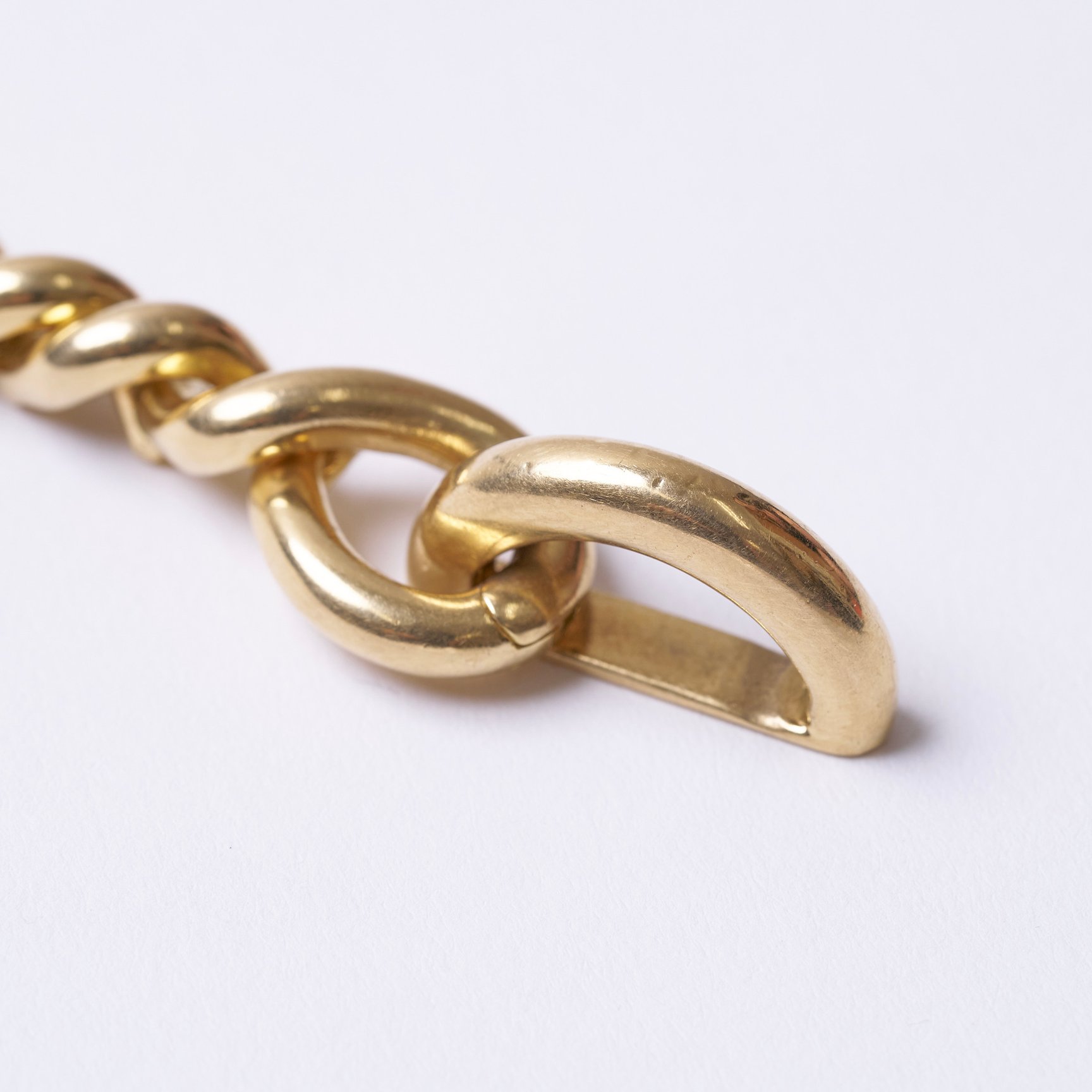 エルメス トルサード ゴールドブレスレットディティール