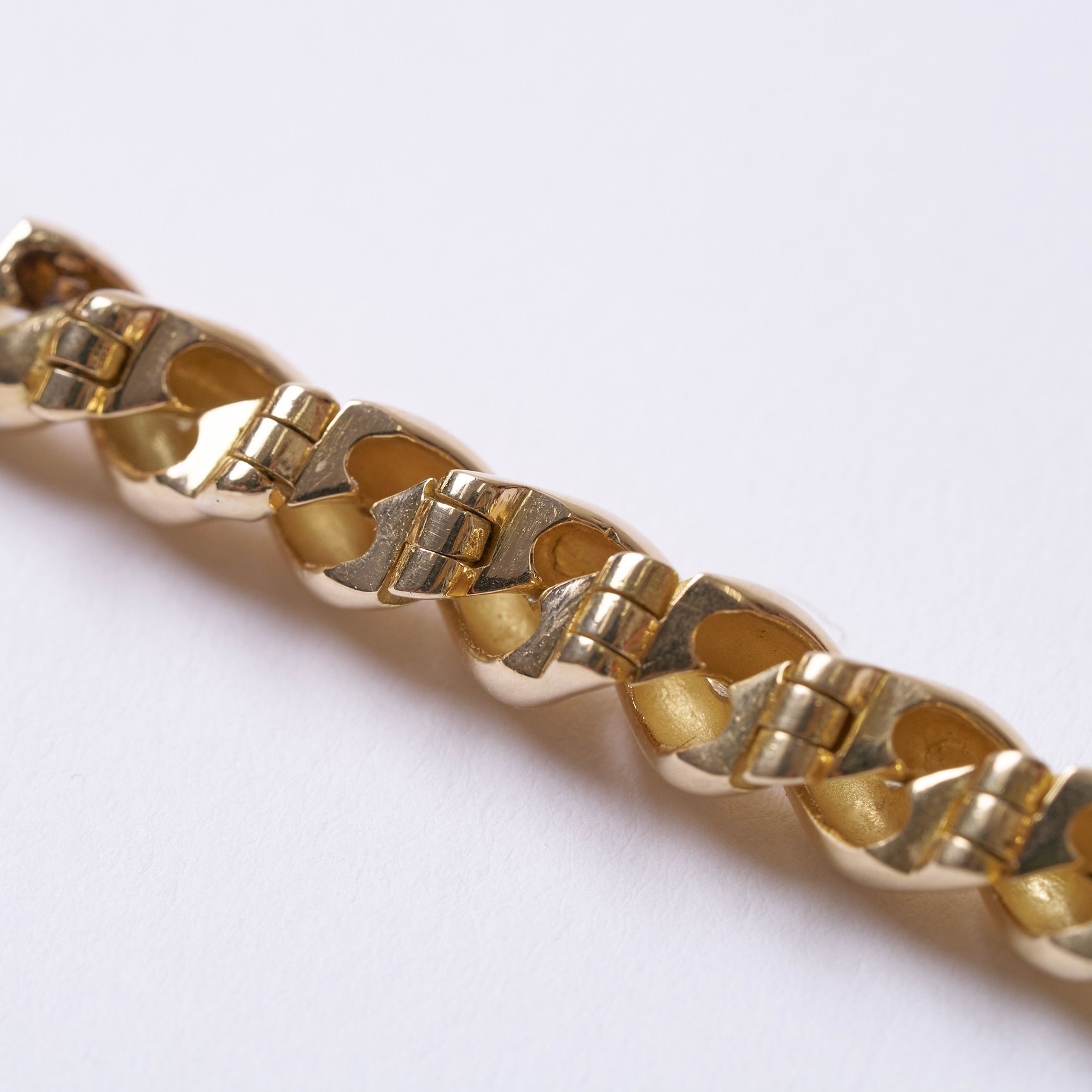 エルメス トルサード ゴールドブレスレットディティール