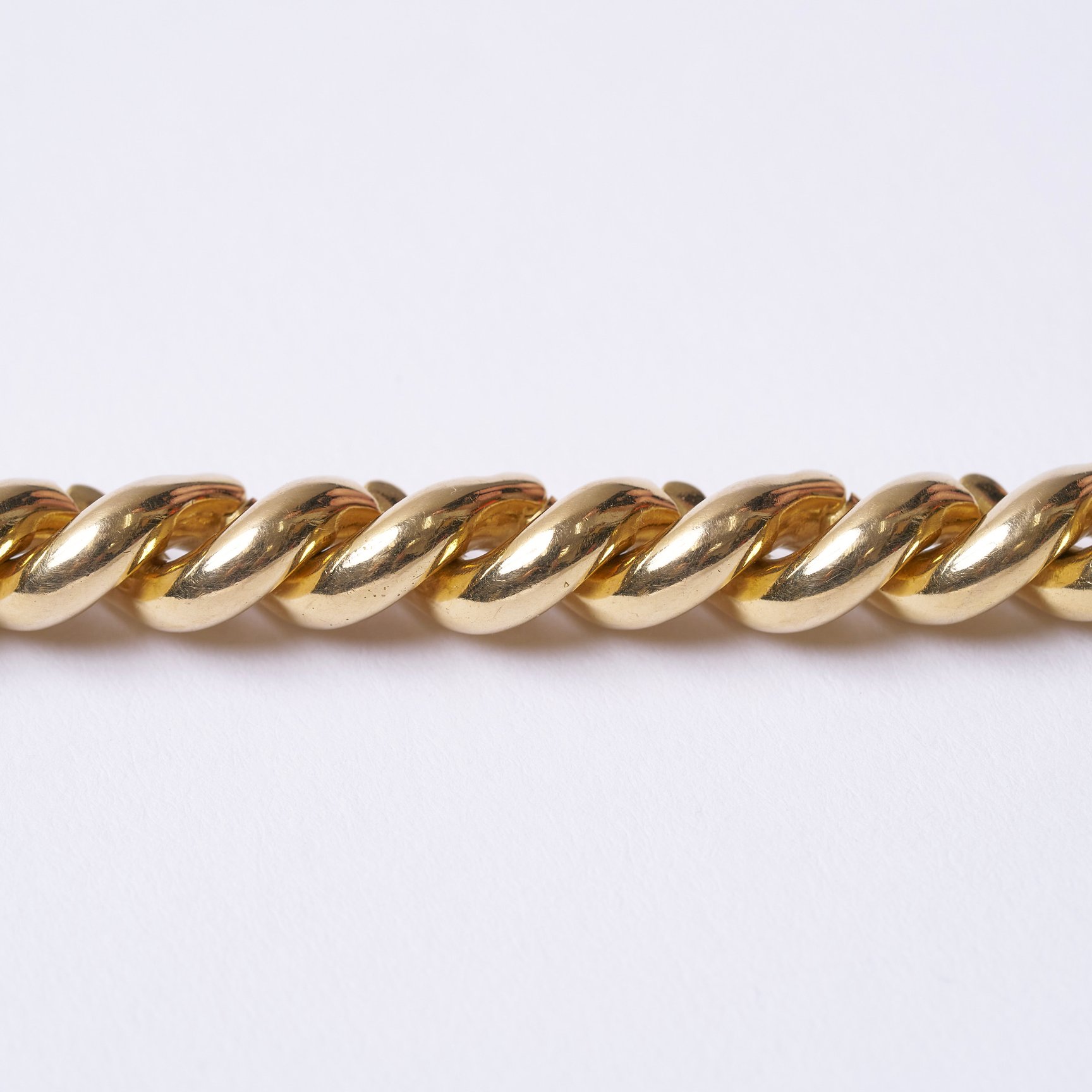 エルメス トルサード ゴールドブレスレットディティール