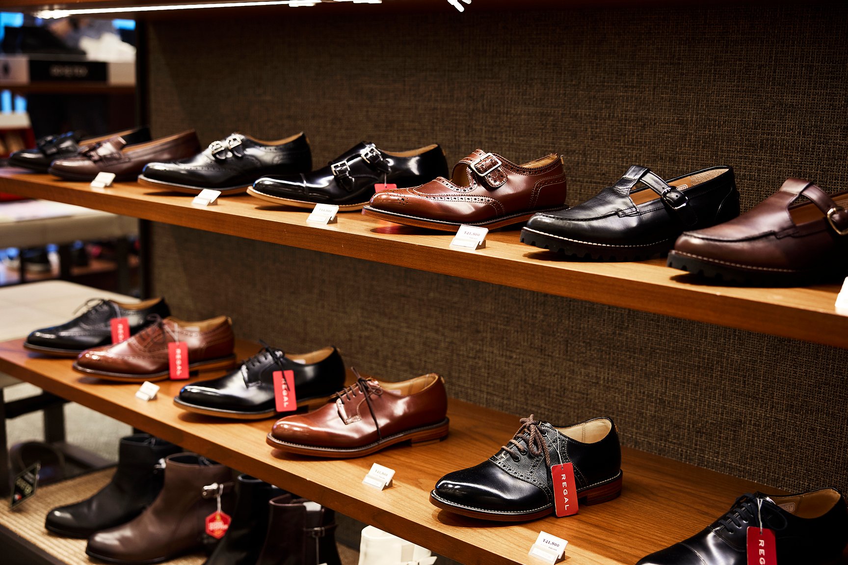 リーガル銀座数寄屋橋店の店内