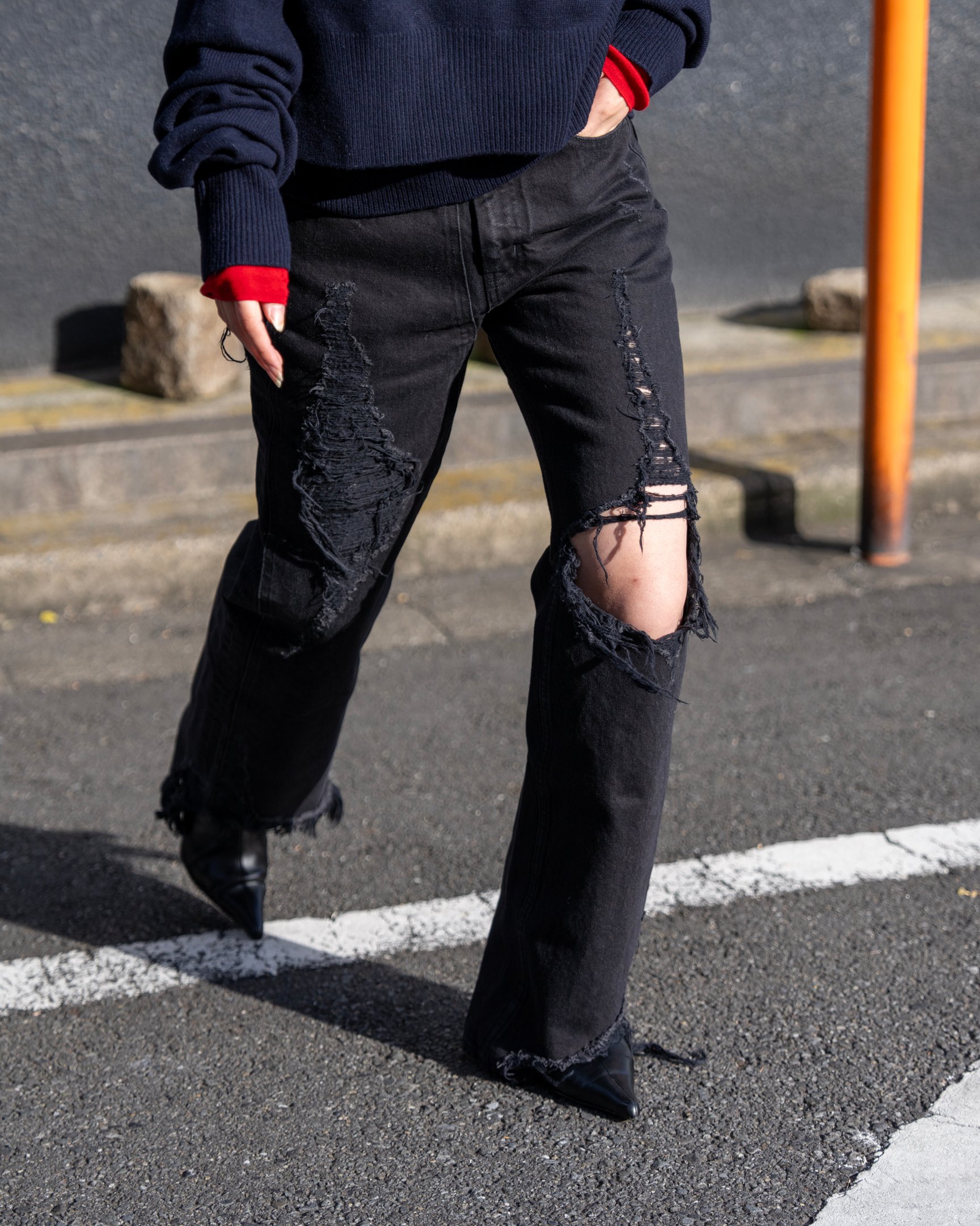 カナコサカイのデニムパンツ