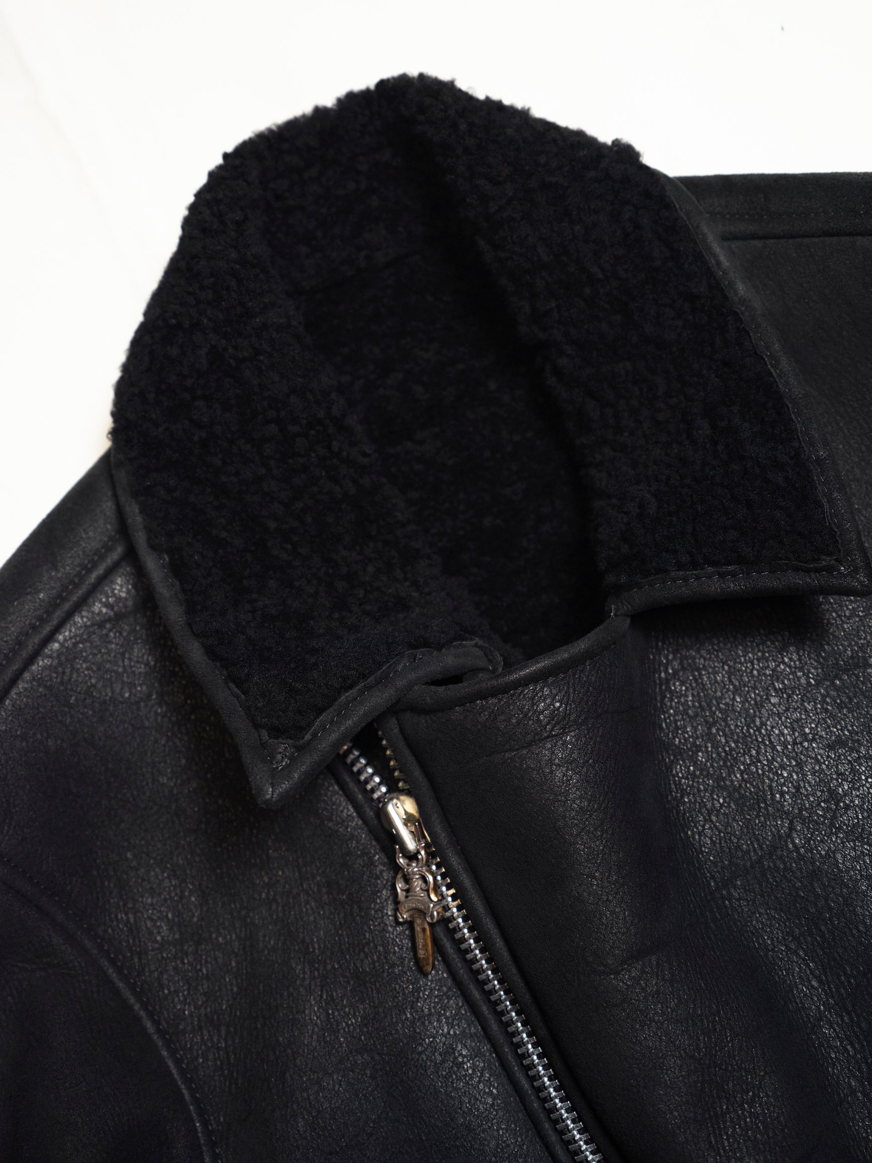 CHROME HEARTS ムートンジャケット 物撮り